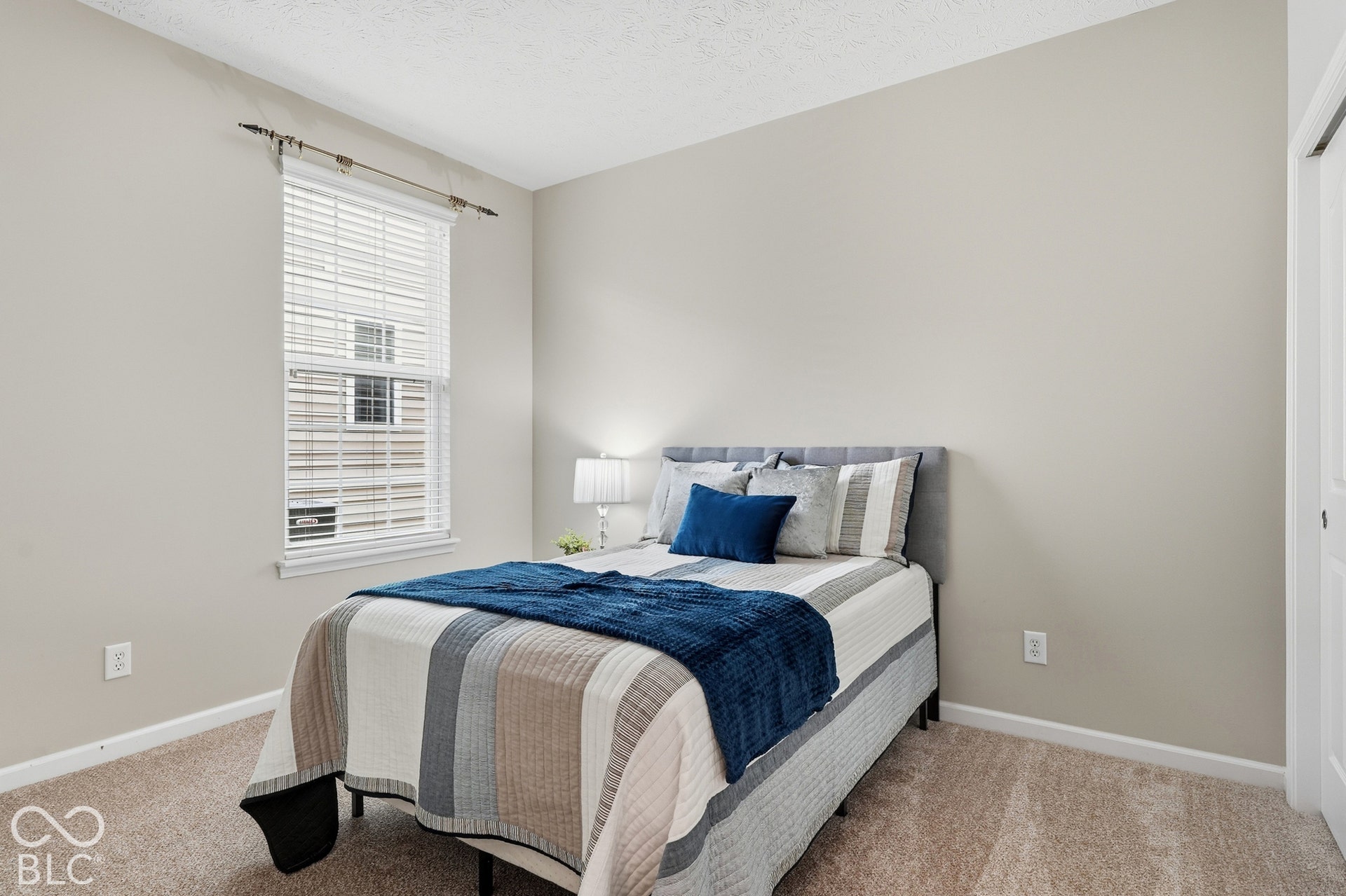 The second sizeable bedroom is at the side of the home.
