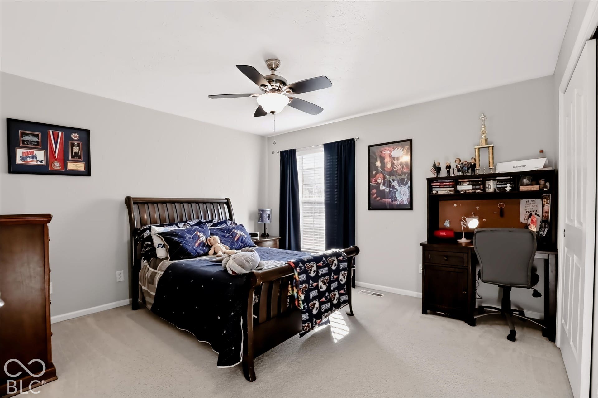 3rd Upstairs Bedroom w/ Jack & Jill Bathroom Access