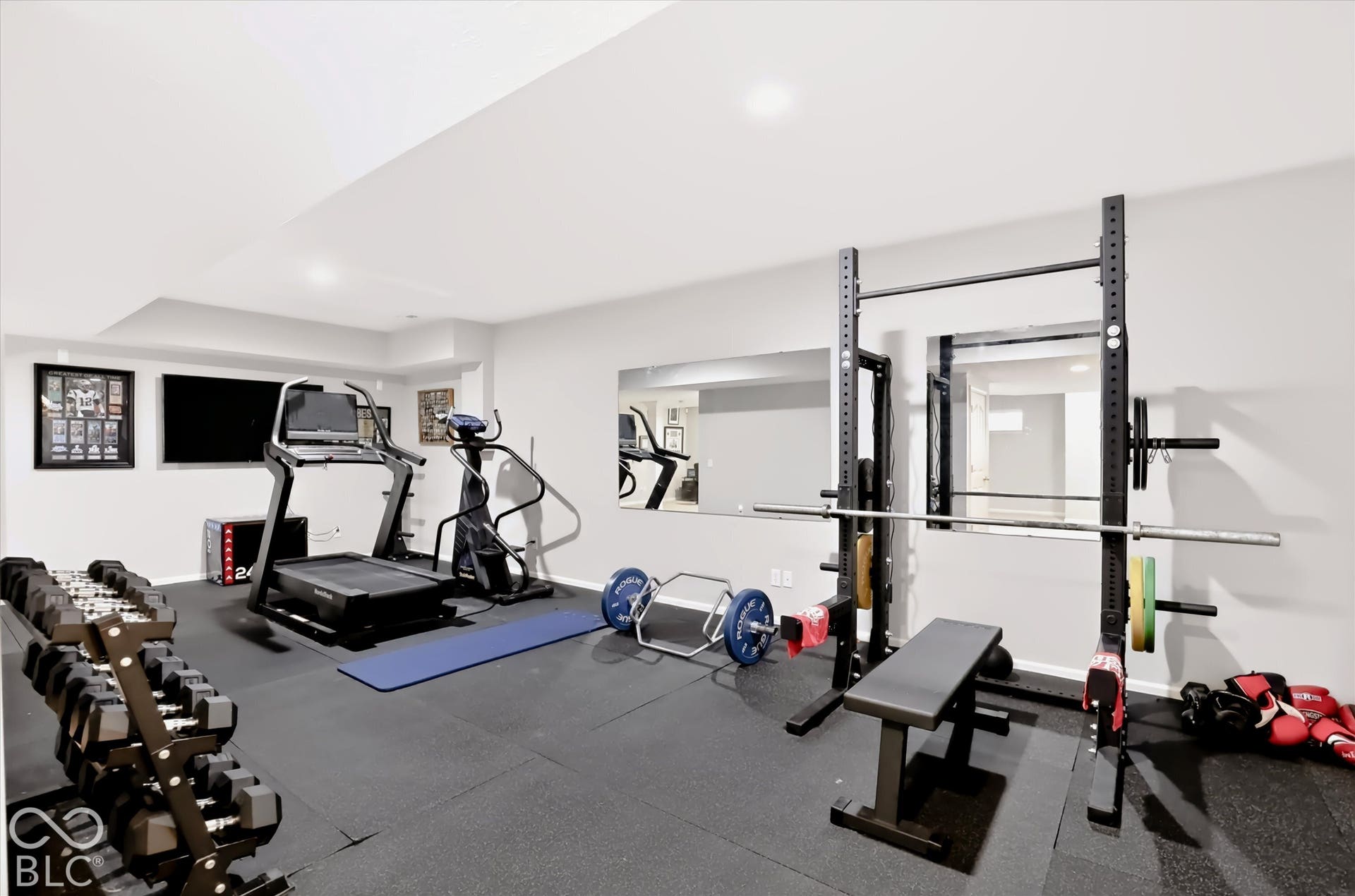 Plenty of space for an exercise room in your massive basement!