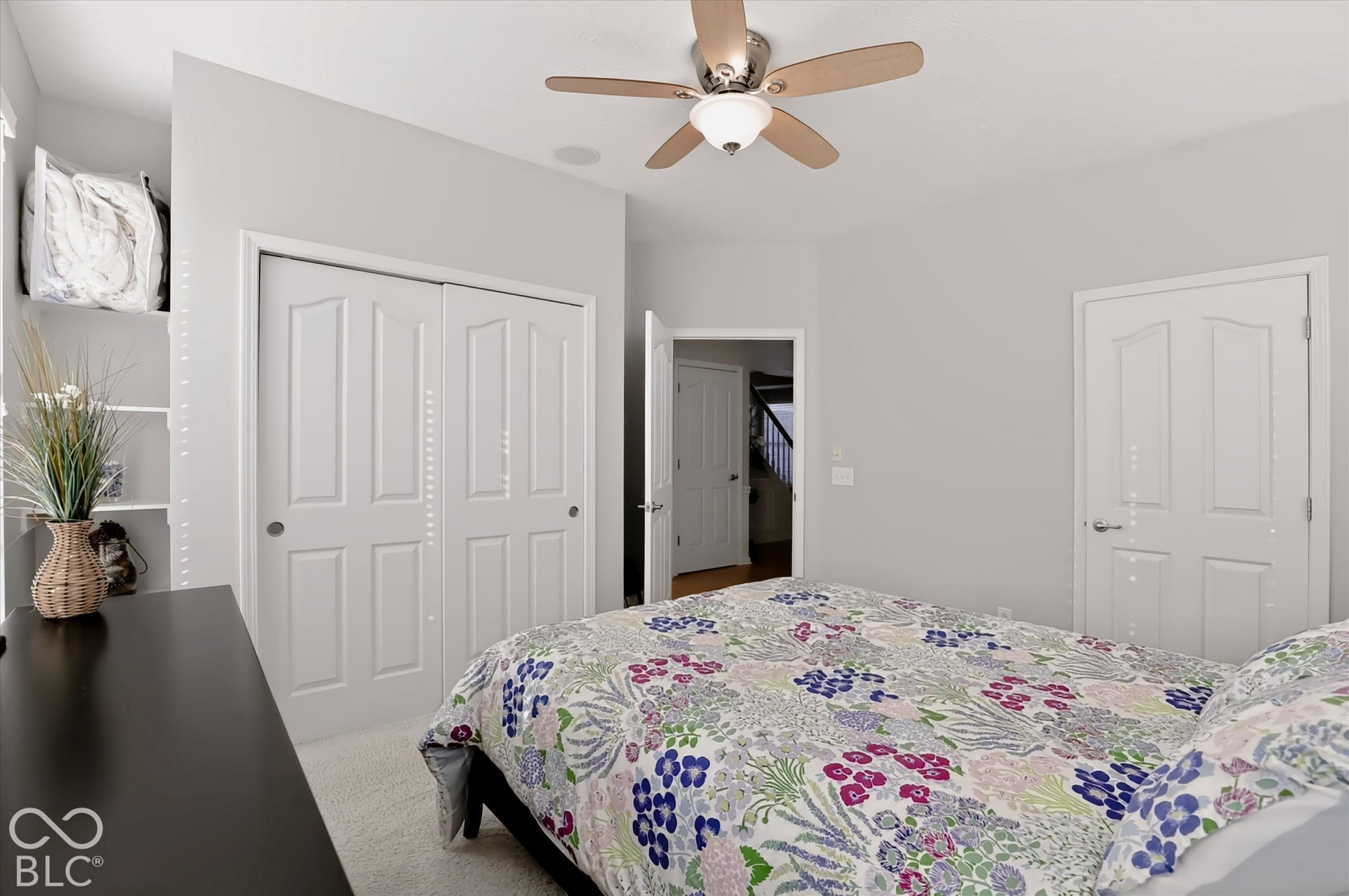 Main floor bedroom w/ ensuite - with makes for a great guest bedroom or in-law quarters