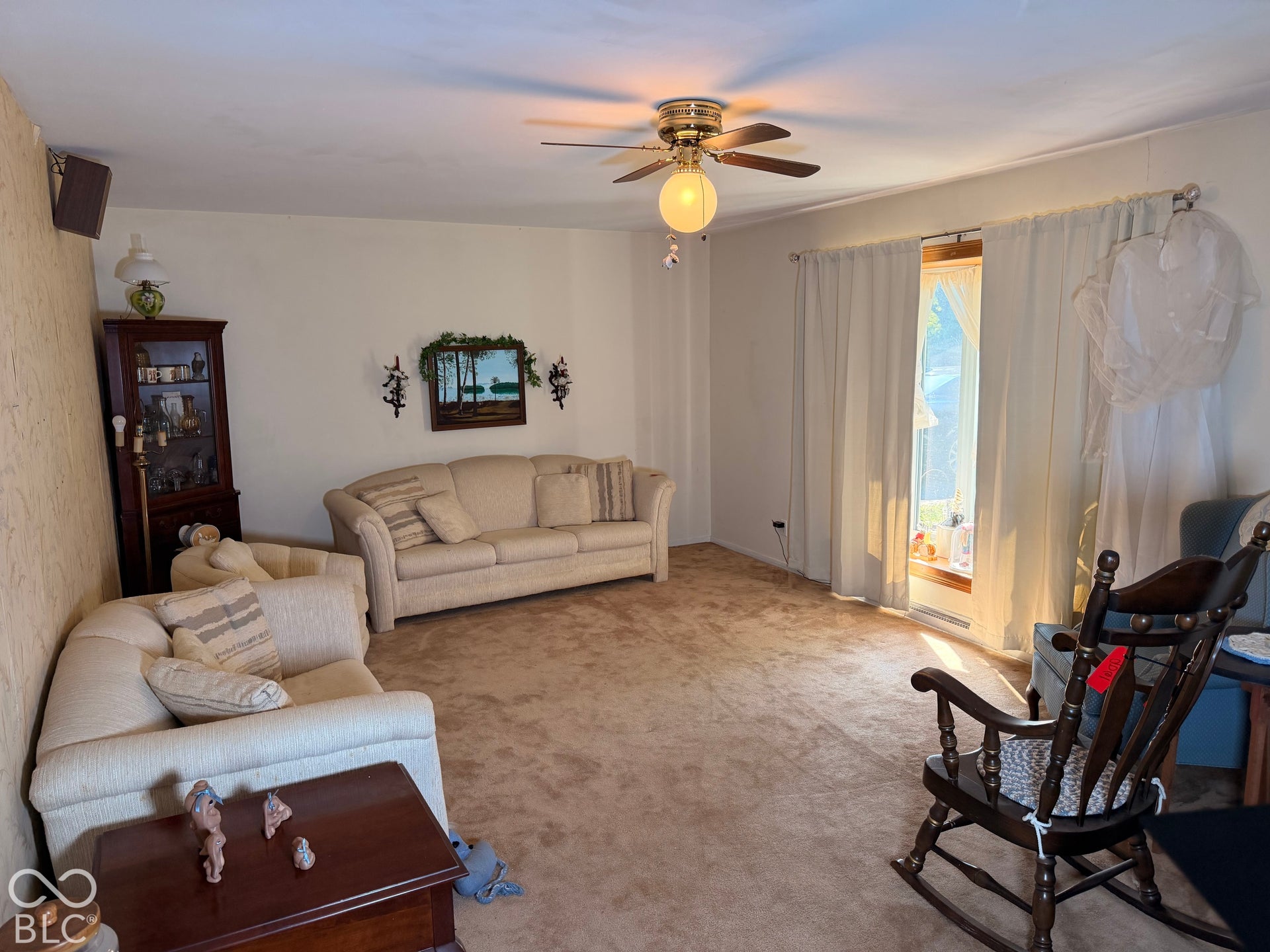 Recessed lighting and a ceiling fan with light fixture