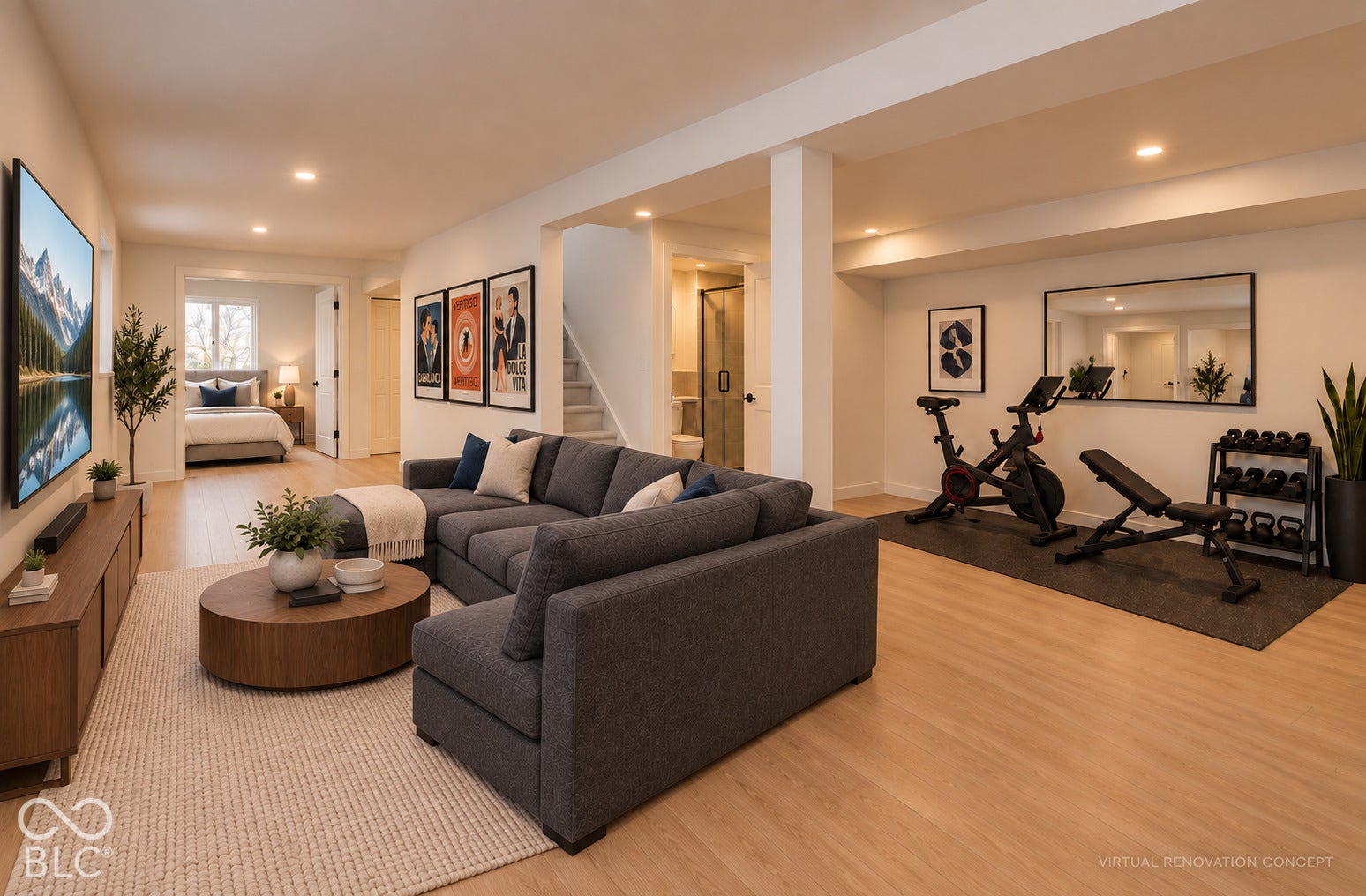 Virtually Altered - Virtual renovation of basement