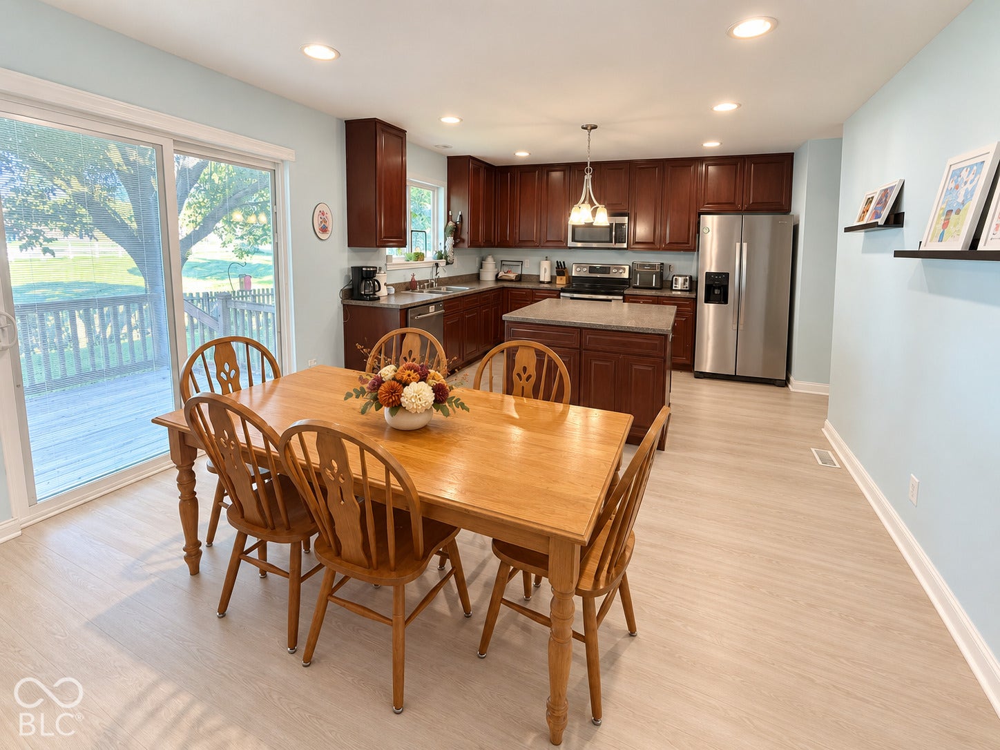 Breakfast Room into Kitchen