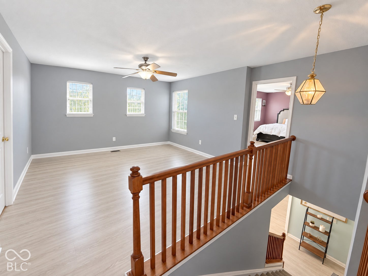 Virtually Altered - Loft area. Cleared of moving boxes to show space.