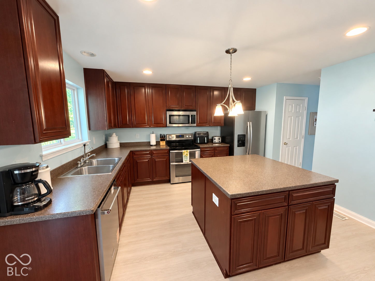 Kitchen with Granite counters, stainless appliances, and plenty of cabinet space
