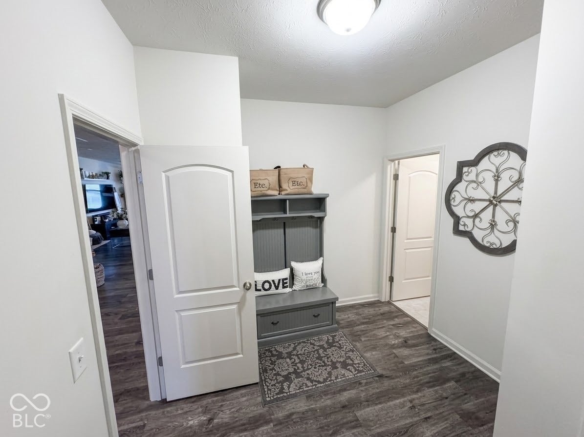 Wood-finish flooring throughout