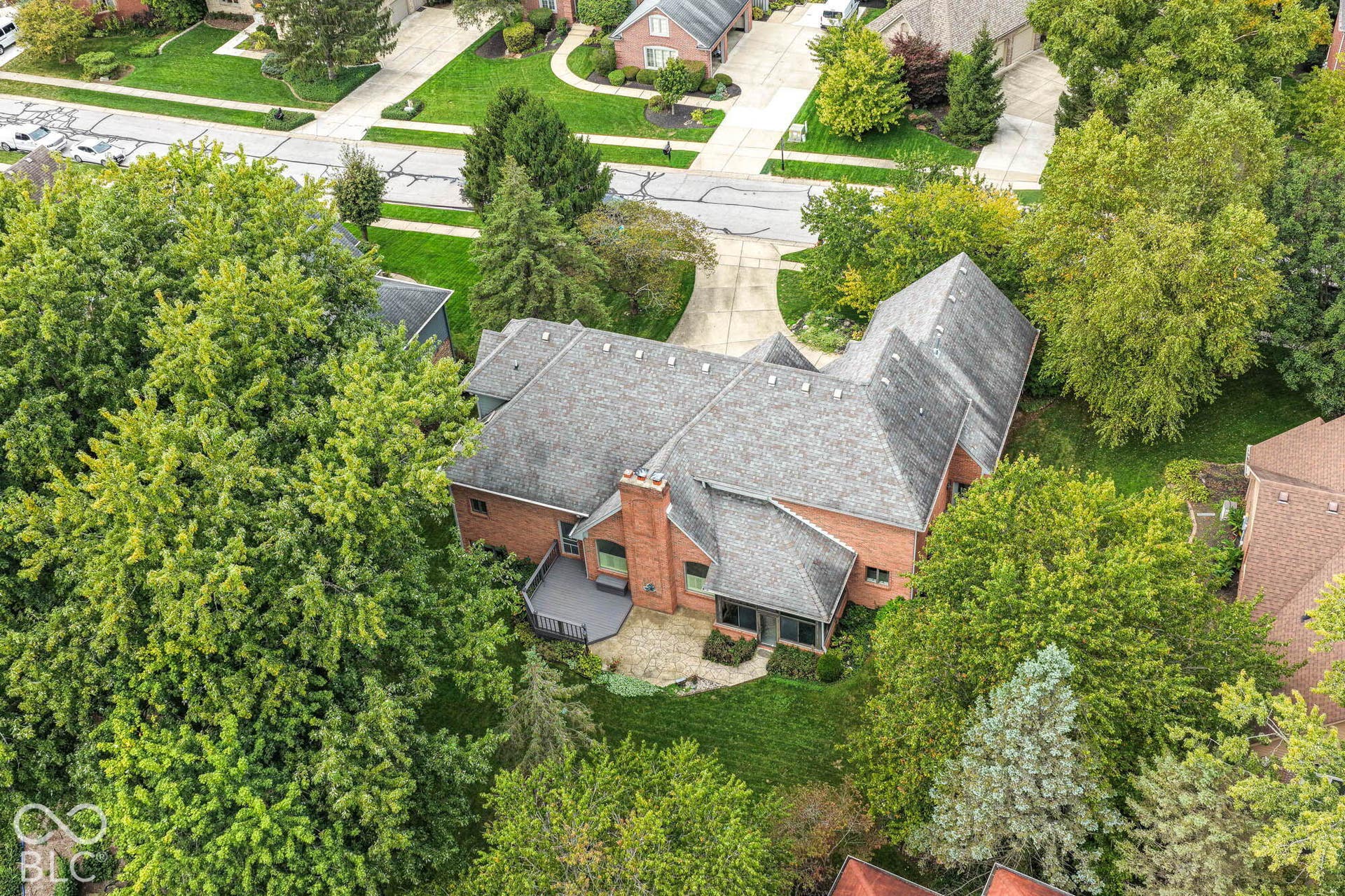 6431 Shamel Drive, Indianapolis, IN 46278 Aerial View