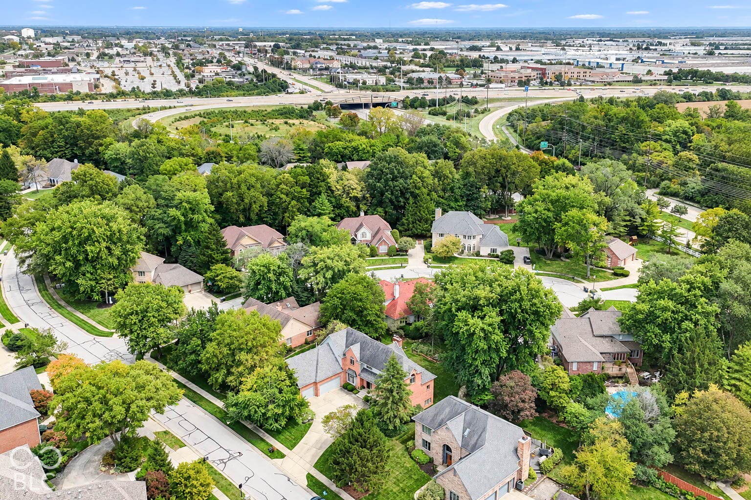 6431 Shamel Drive, Indianapolis, IN 46278 Neighborhood aerial view