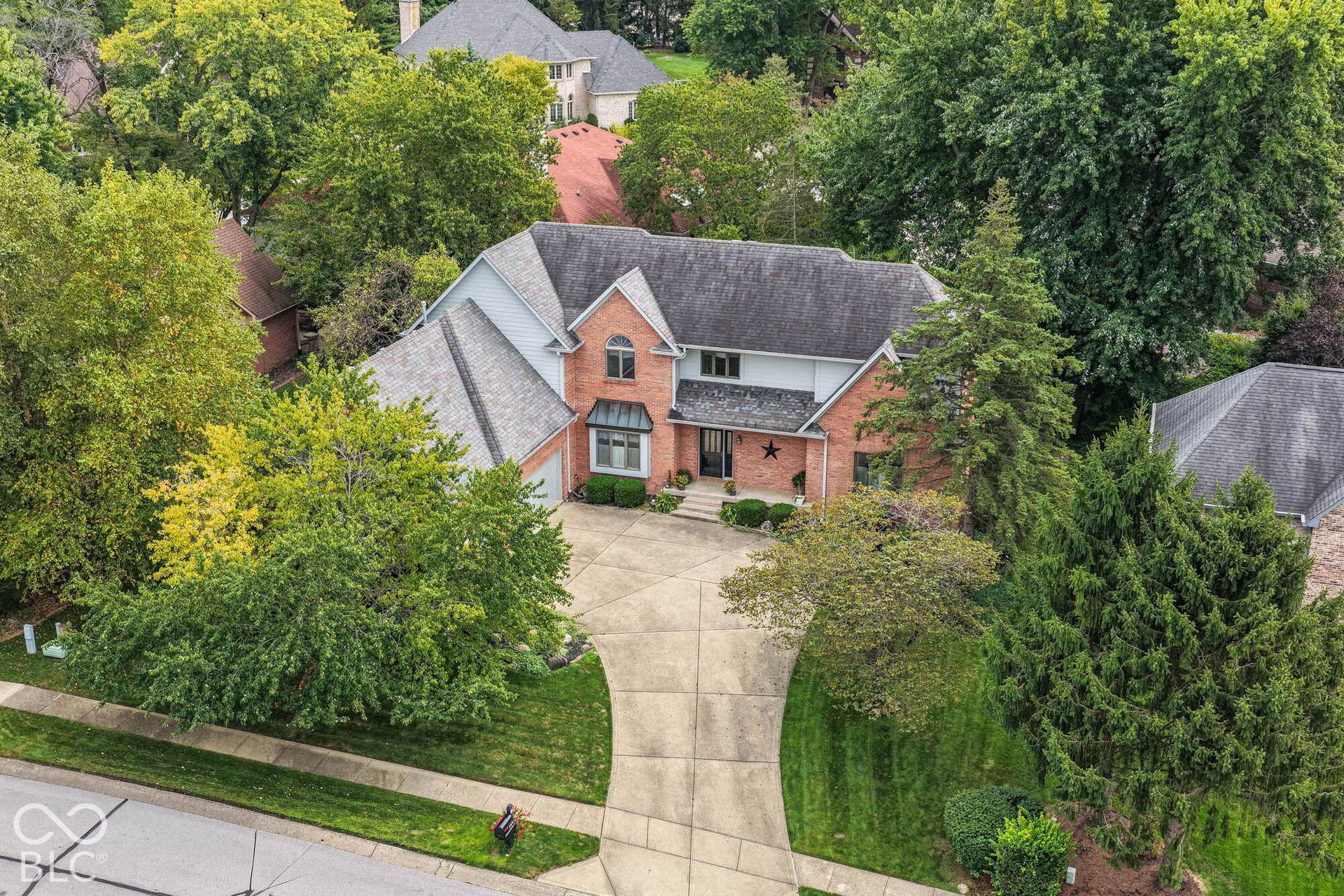 6431 Shamel Drive, Indianapolis, IN 46278 Aerial View