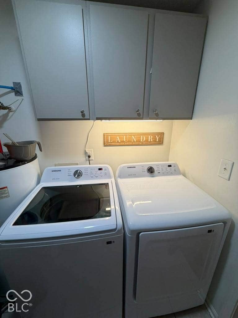 Wall-mounted cabinetry providing storage
