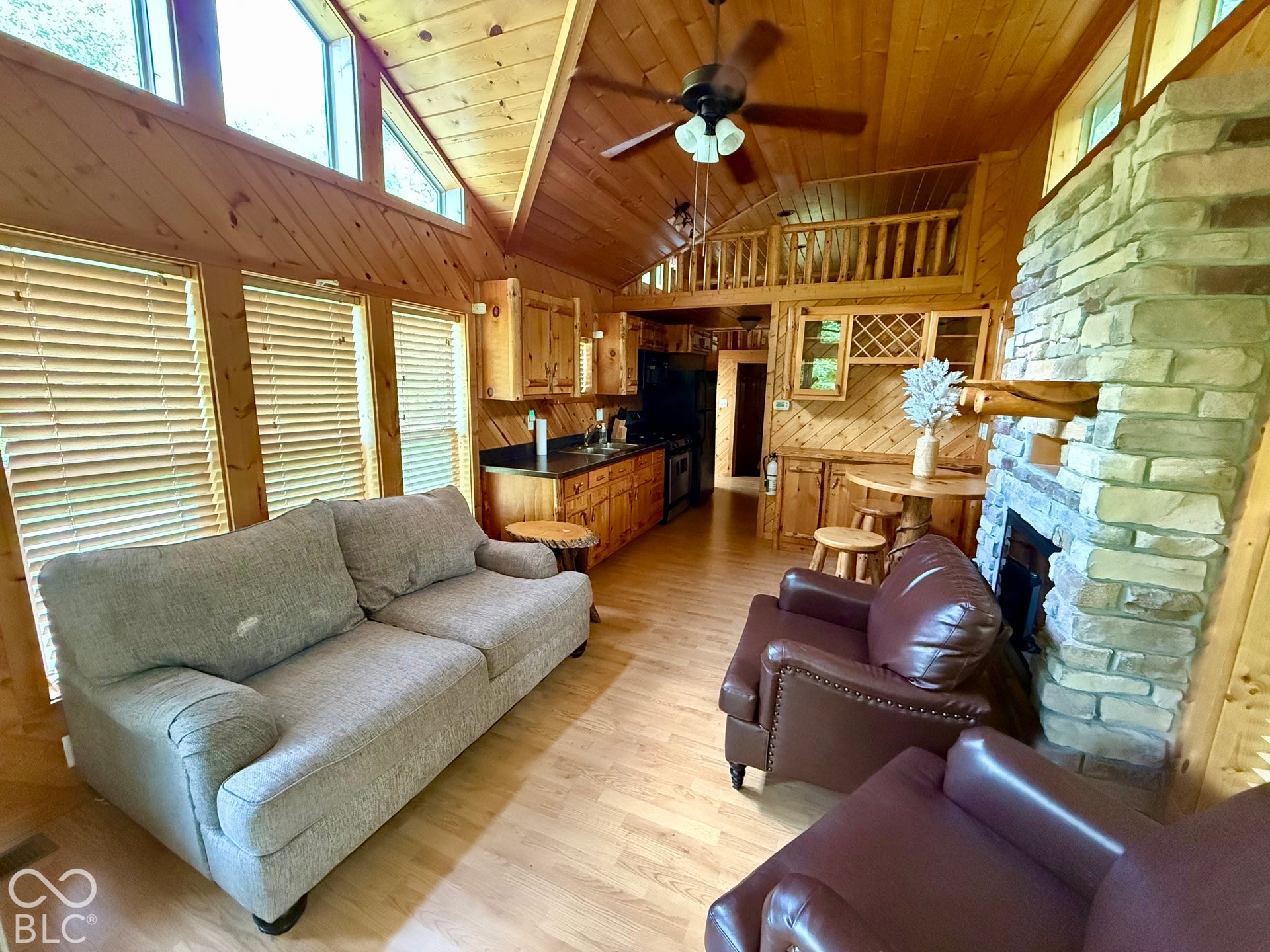 Cabin living room