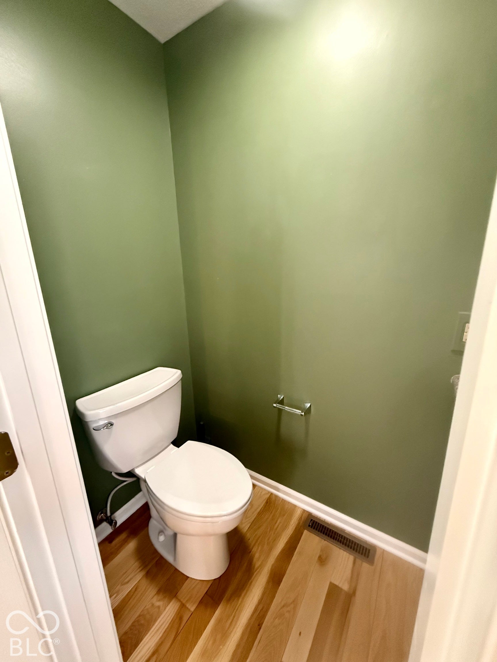 Half bath off of main entry.