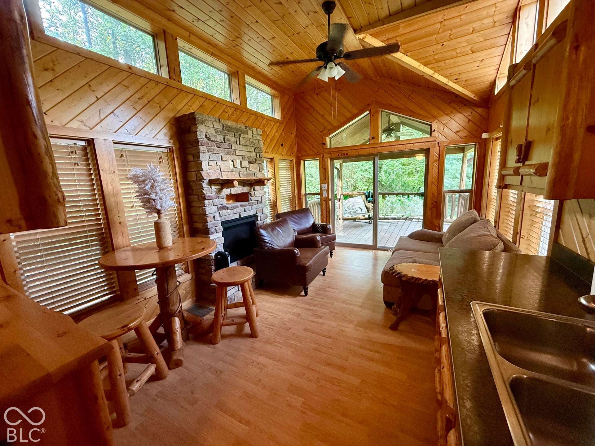 Cabin living room