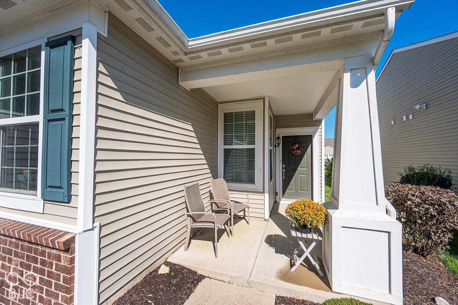 Enjoy the covered front porch
