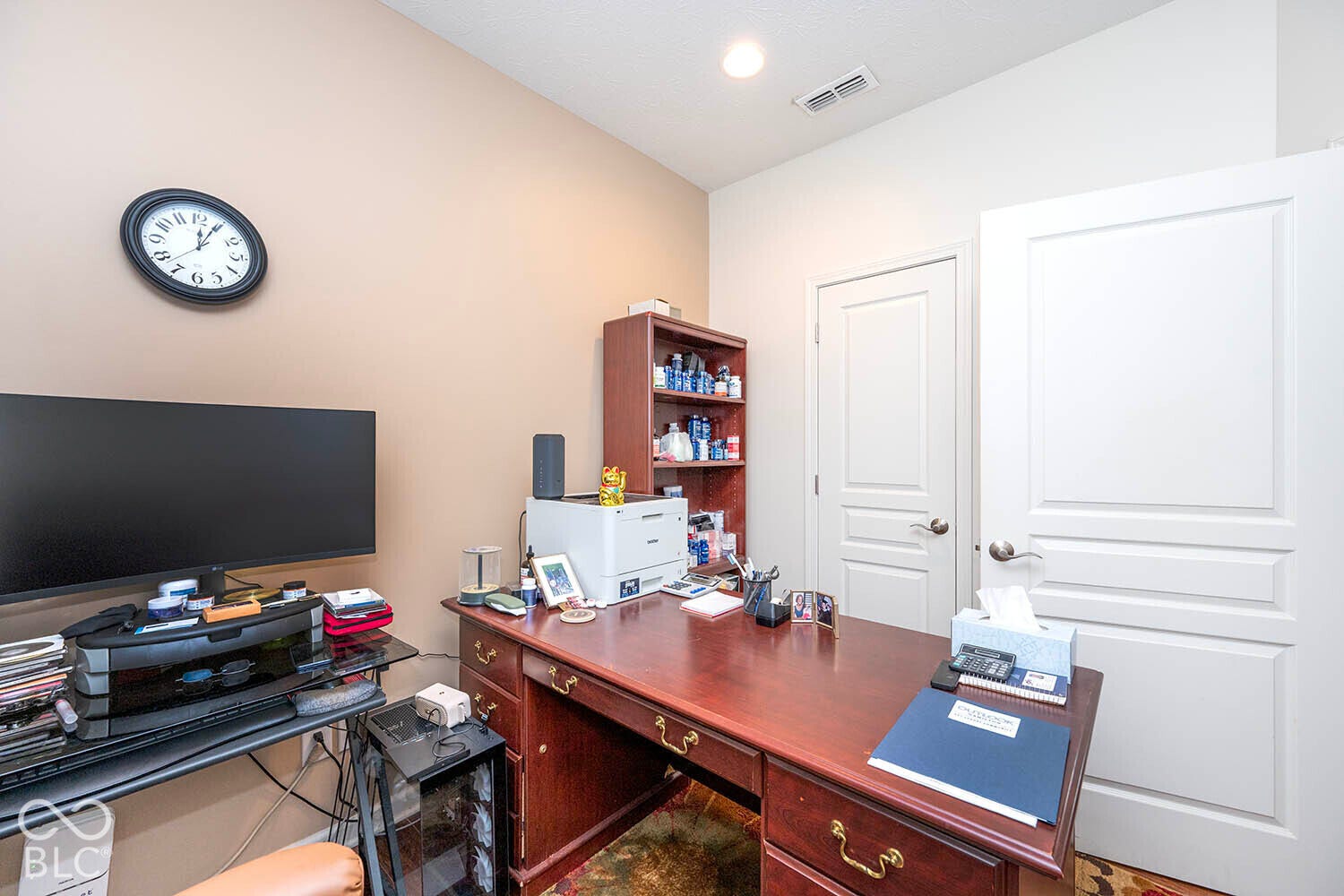 The "Den or Office", has a window, door, and a closet, so at times, it could serve as a 3rd bedroom.