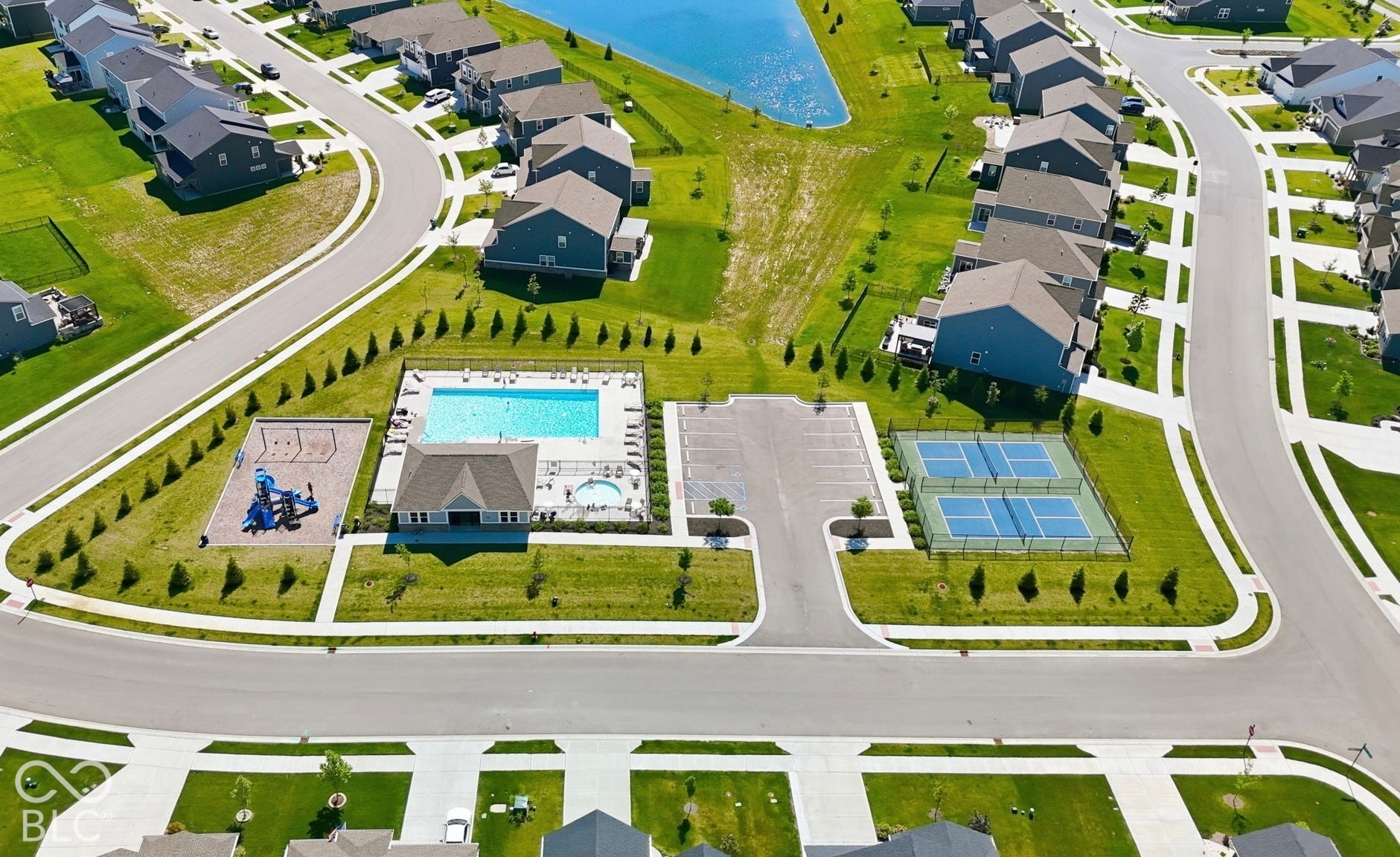 Entertain the whole family with community amenities featuring a swimming pool, pickle ball courts, and a playground!