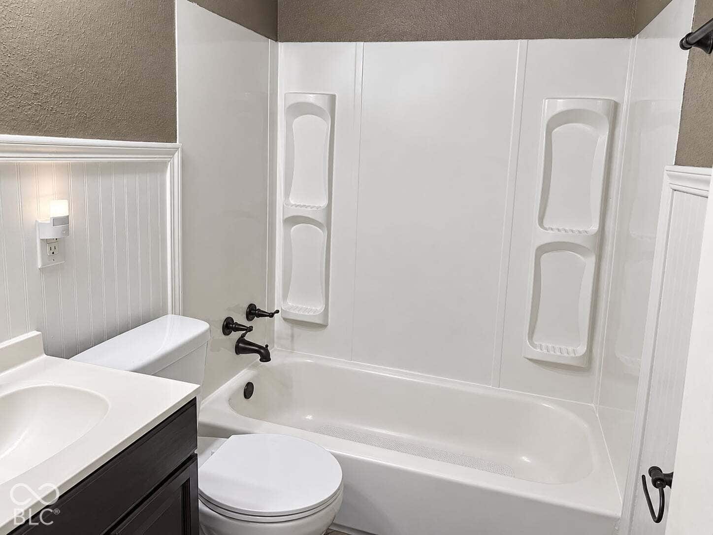 Remodeled bathroom.