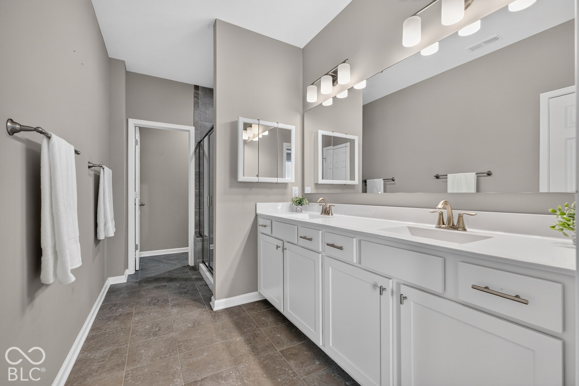 Primary bathroom.