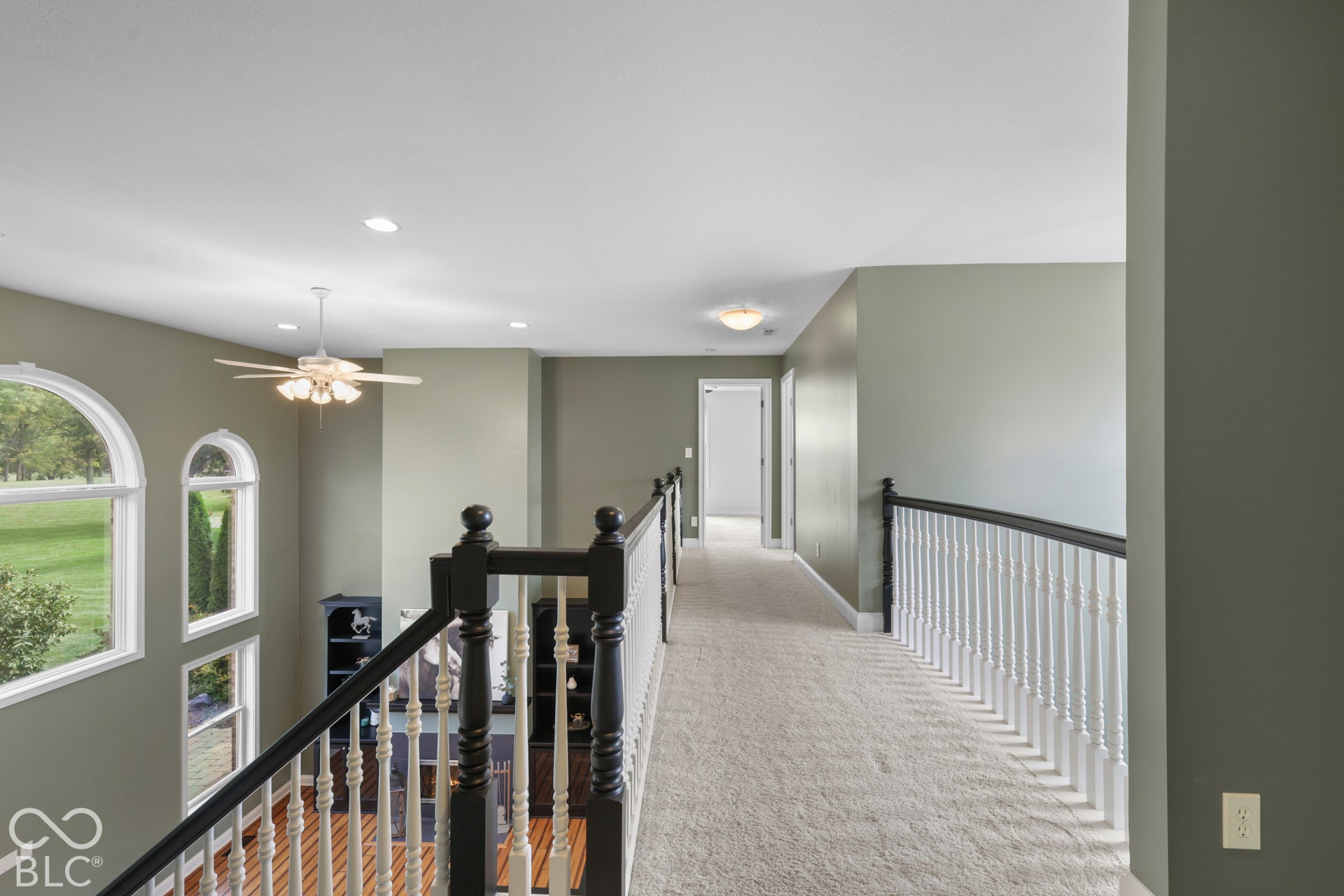 5976 E Holes Crossing Drive, Crawfordsville, IN 47933 SECOND FLOOR HALLWAY OPEN TO GREAT ROOM BELOW