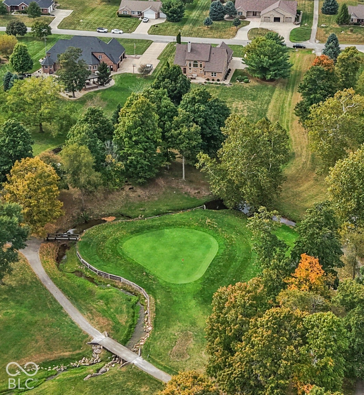 5976 E Holes Crossing Drive, Crawfordsville, IN 47933 VIEW OF HOLE #3 BEHIND HOME