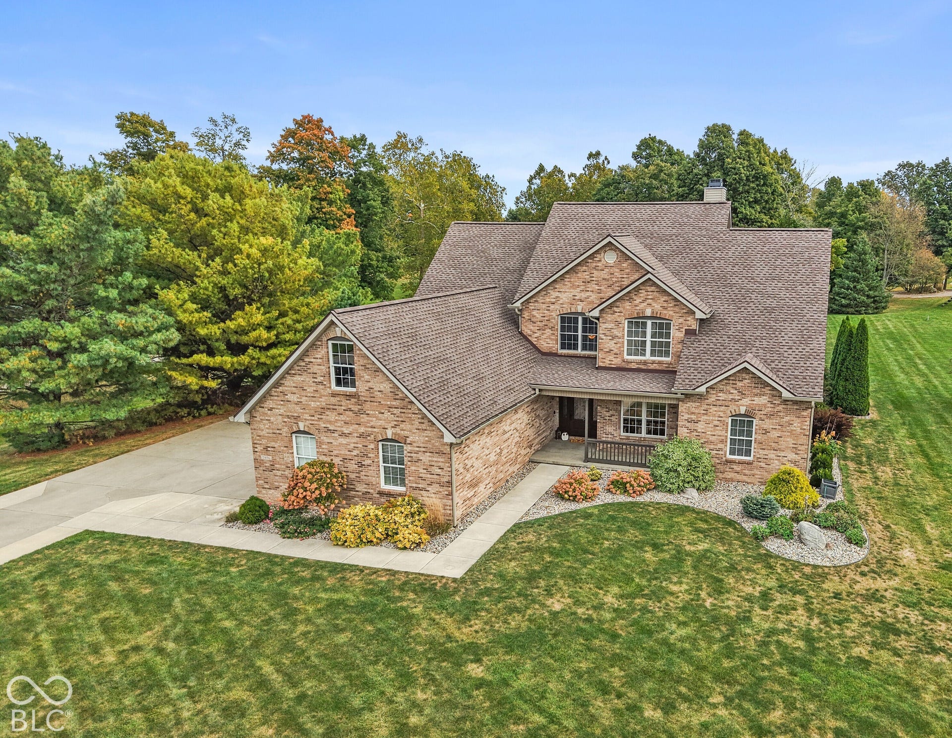 5976 E Holes Crossing Drive, Crawfordsville, IN 47933 ARIAL VIEW OF HOME