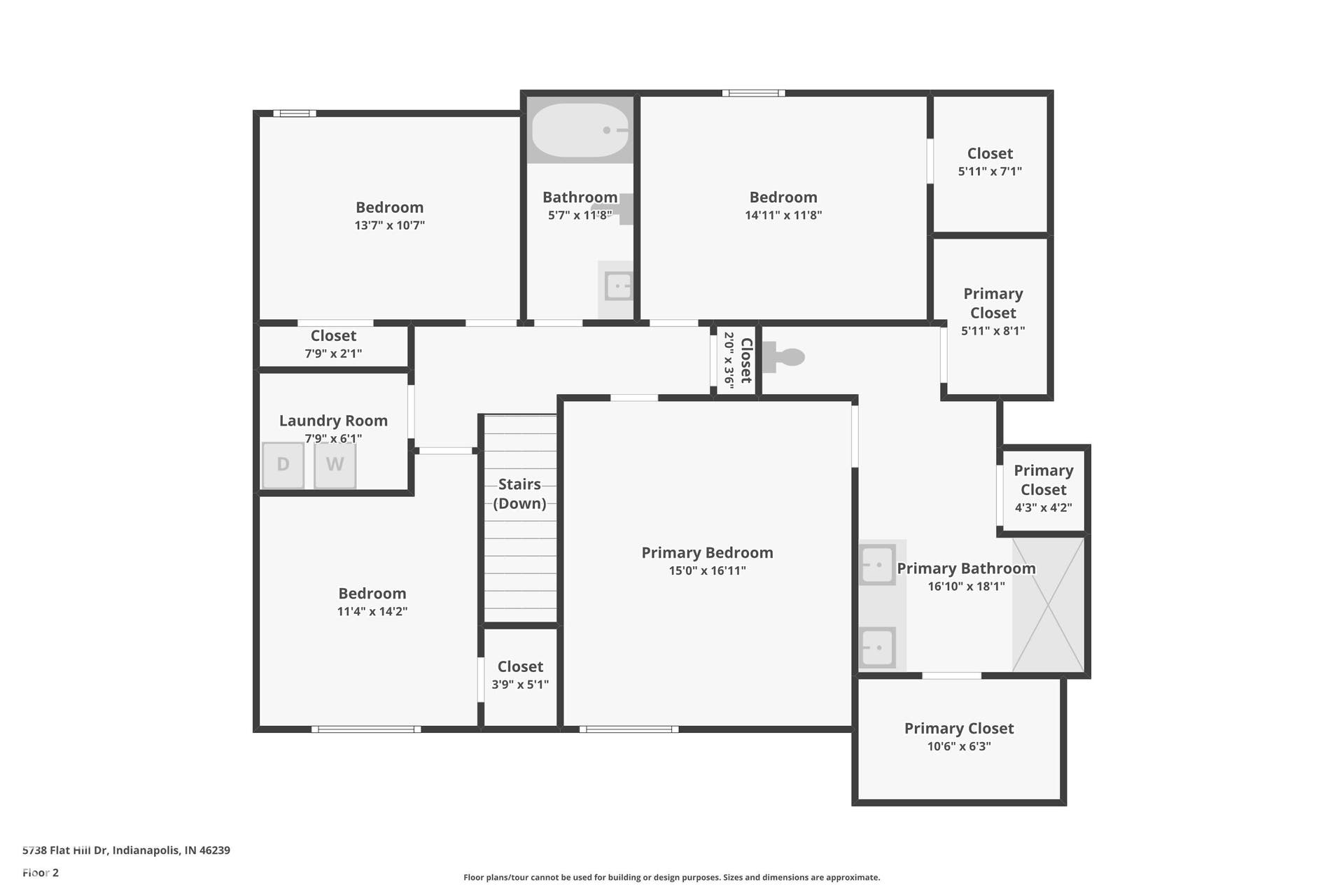 2nd Floor Floor Plan - The Bristol by DR Horton
