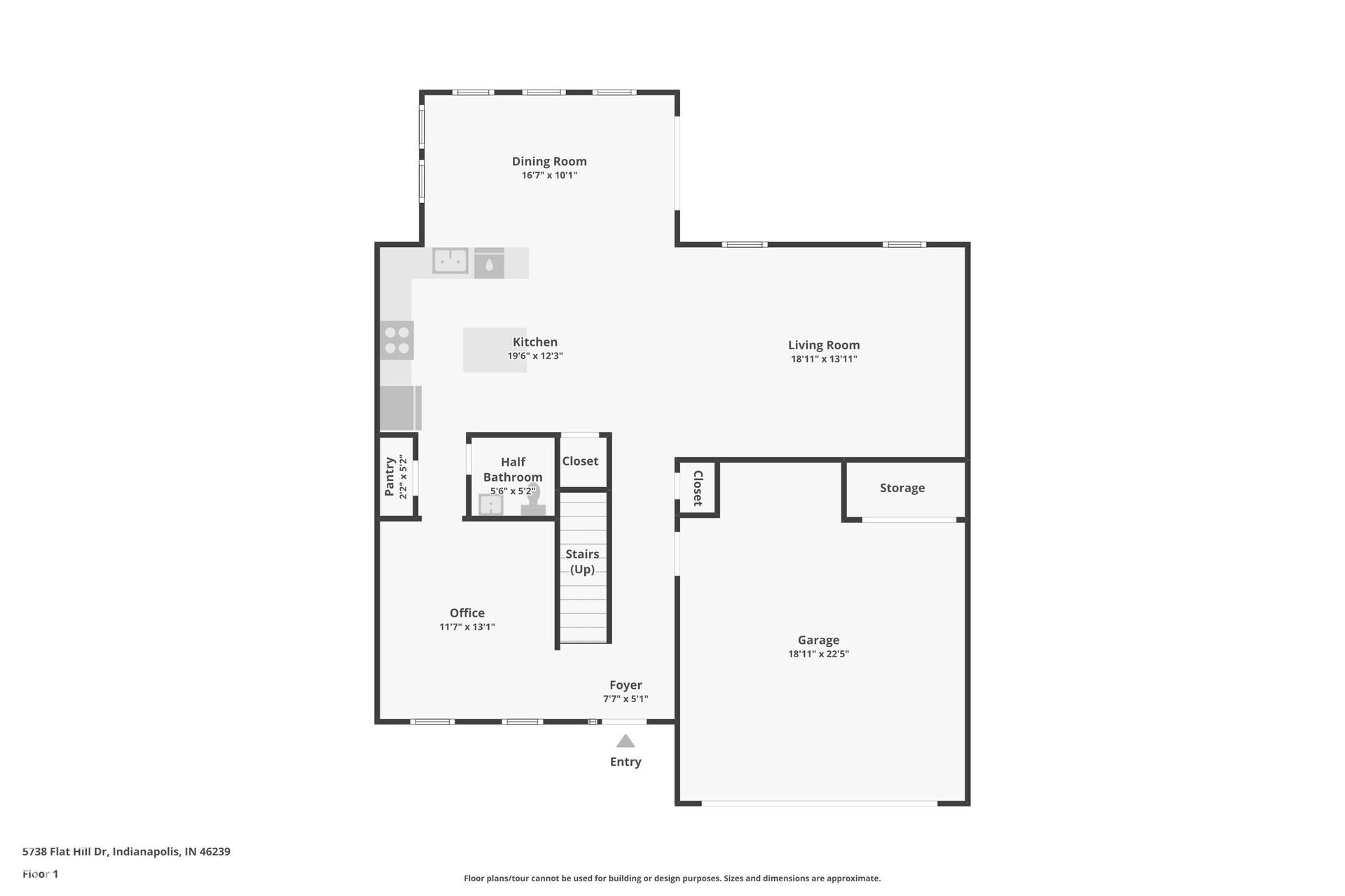 1st Floor Floor Plan - The Bristol by DR Horton