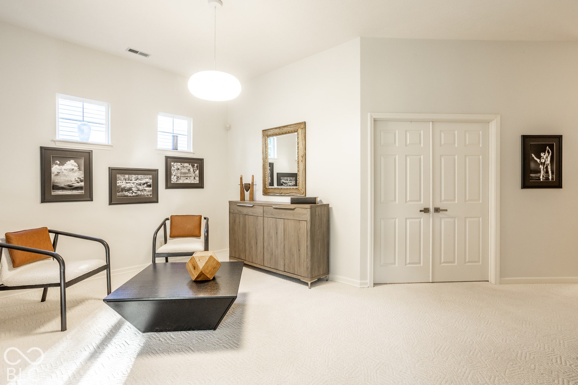 Dining room is being used as a sitting room and is open to Living Room