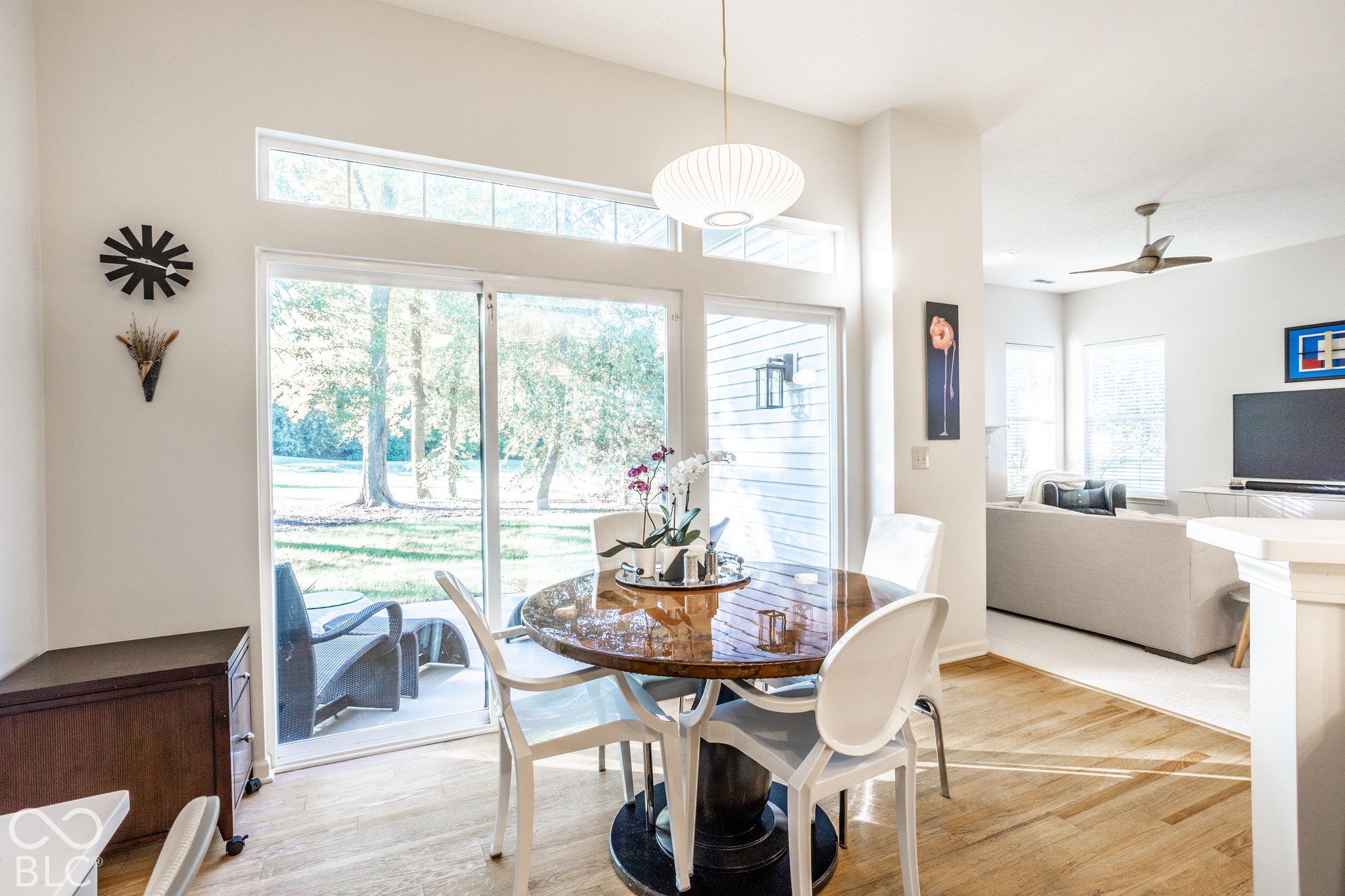 Eat in kitchen with views of the golf course