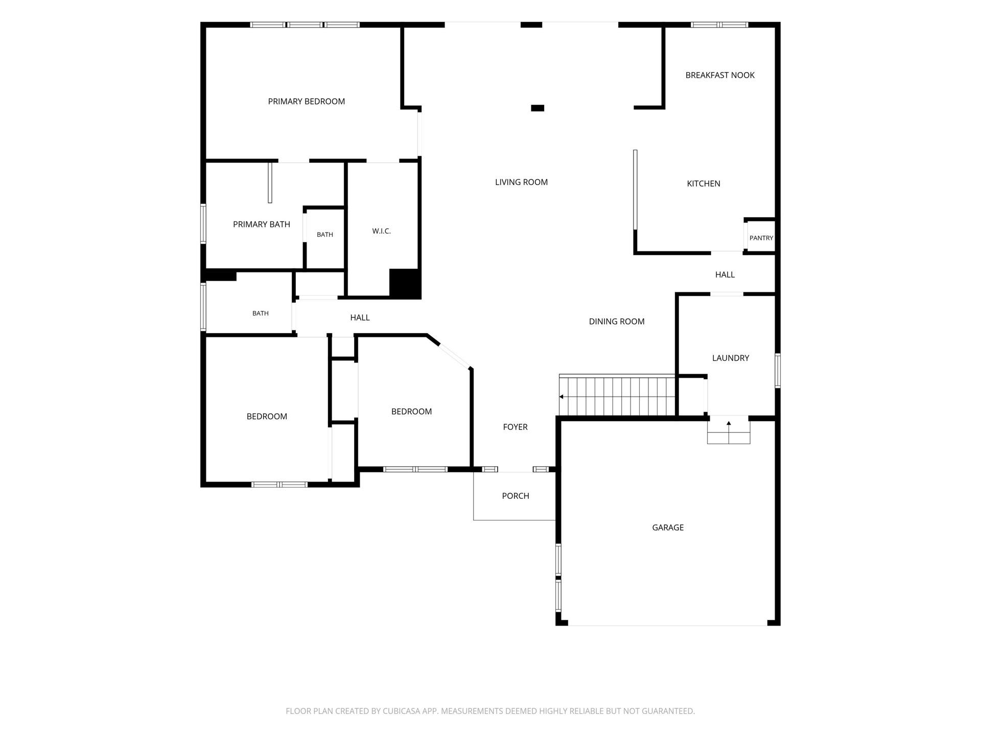 Main level floor plan