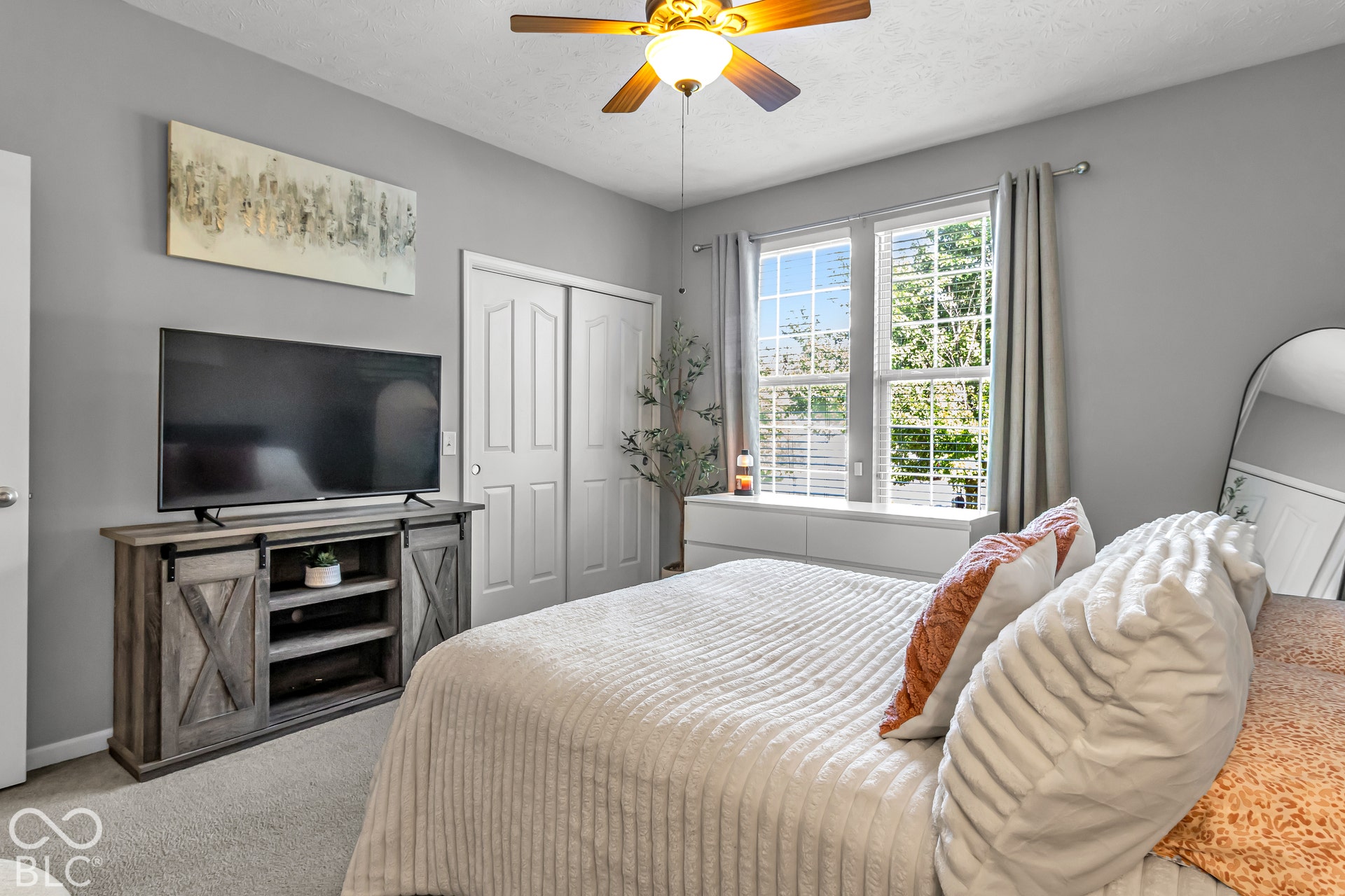 Bedroom #2 is located off the front of the home.