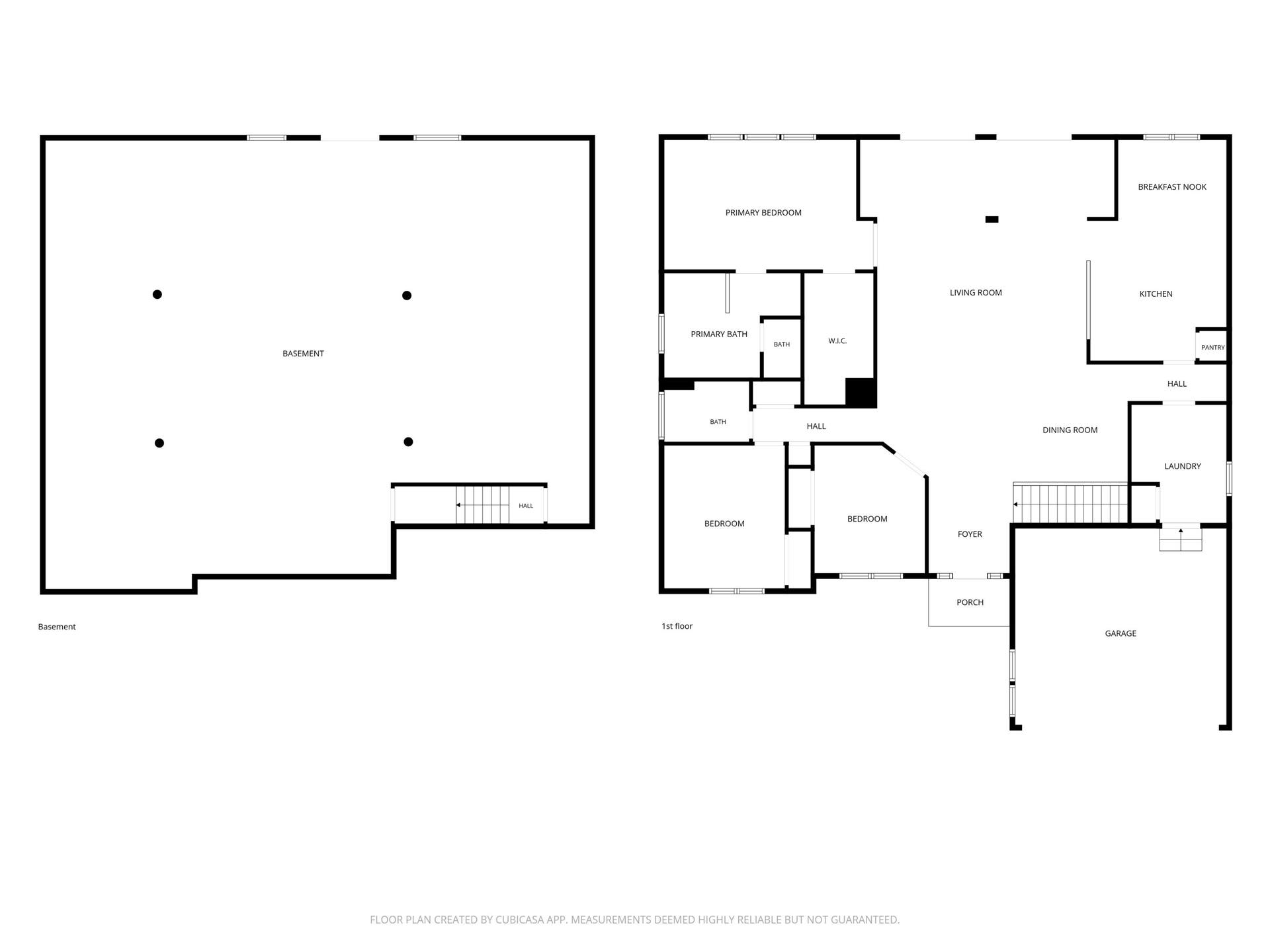 Combined floor plan