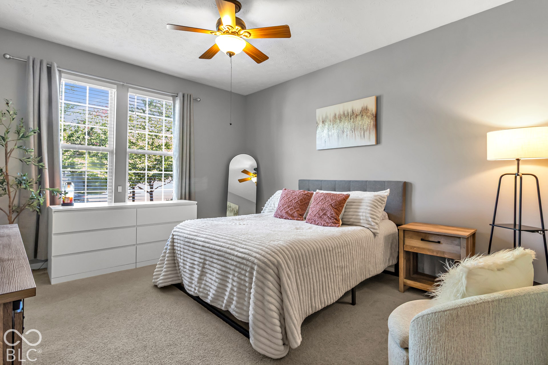 Bedroom #2 is bright and airy!