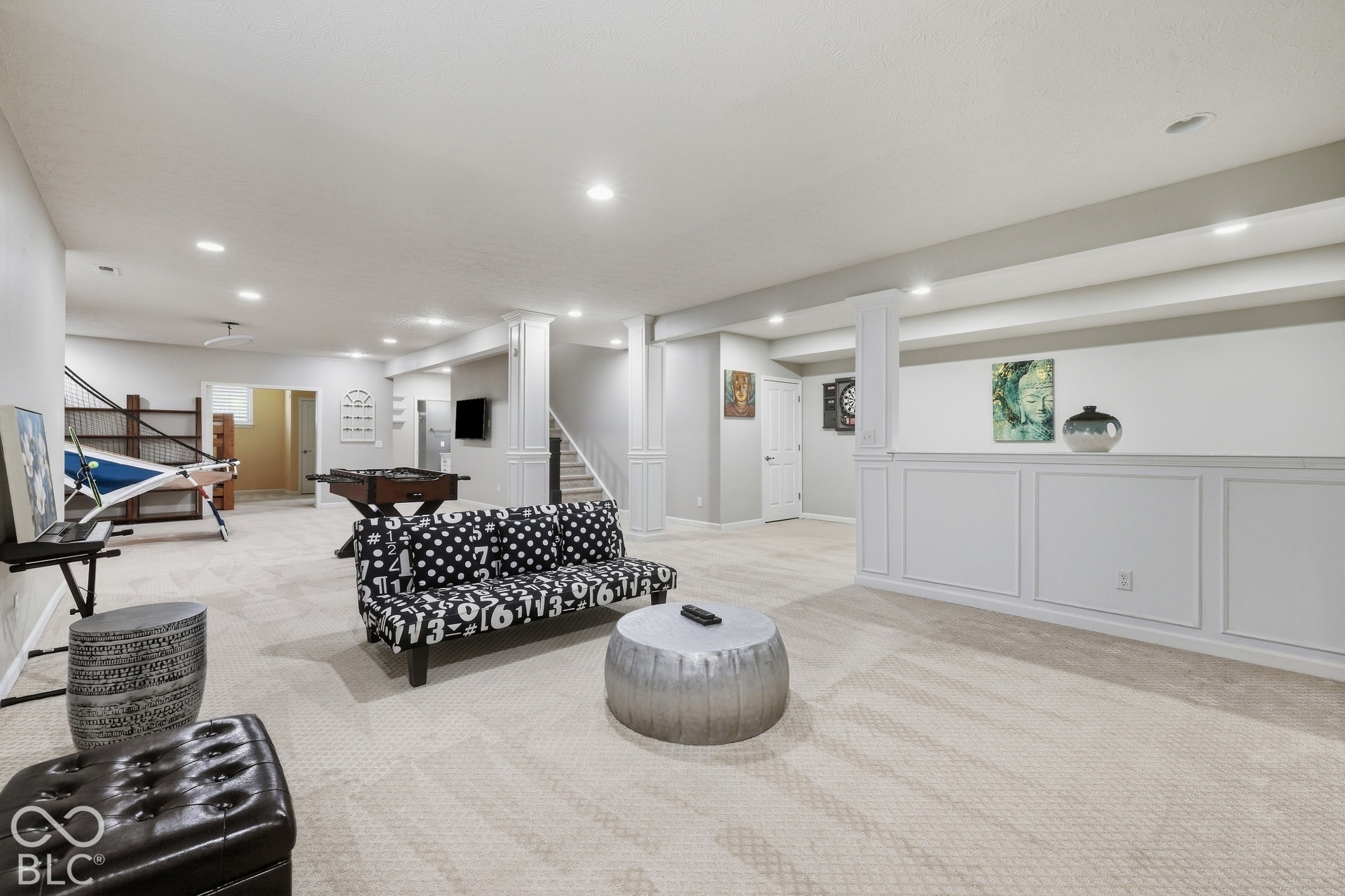 Lower level family room