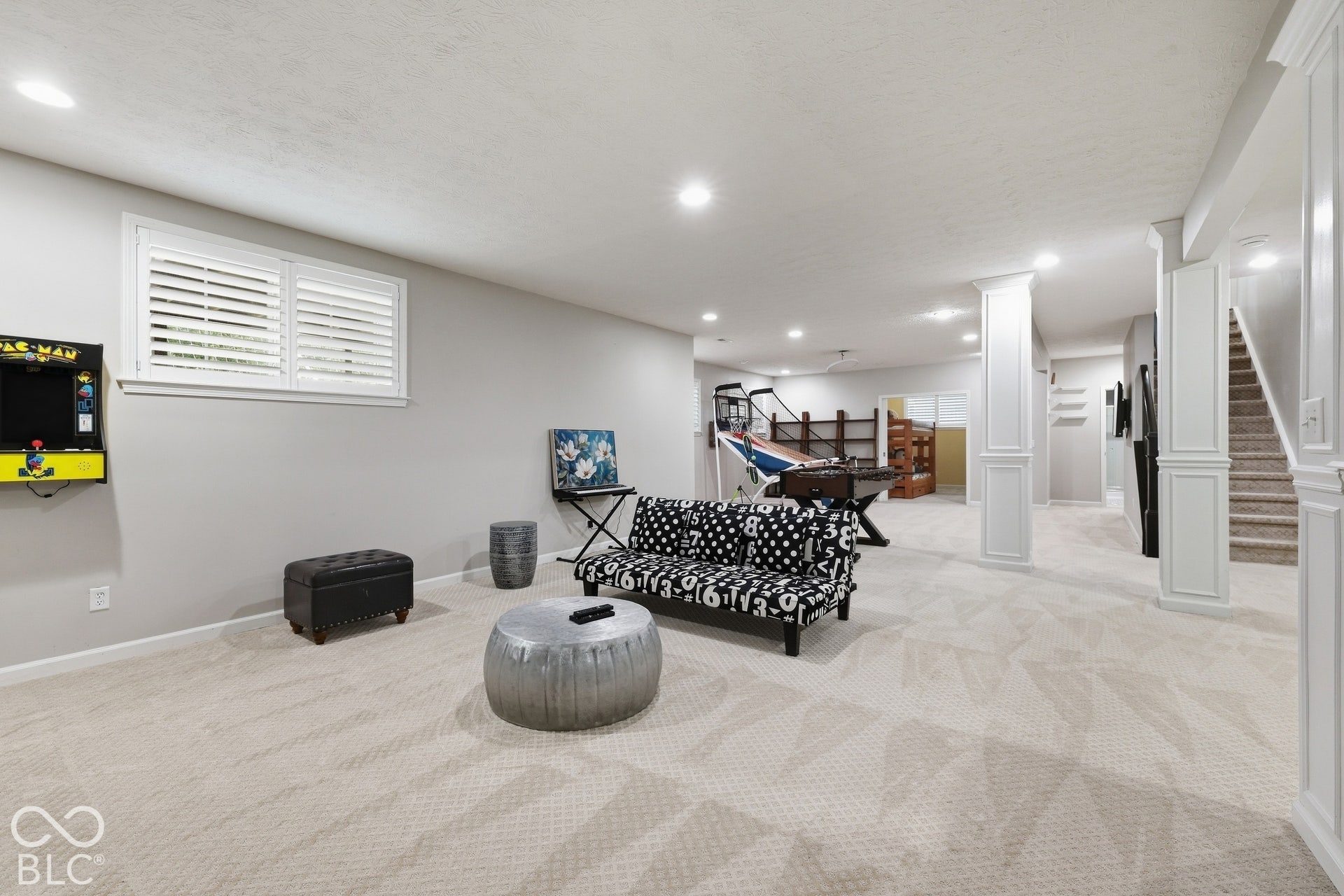 Lower level family room
