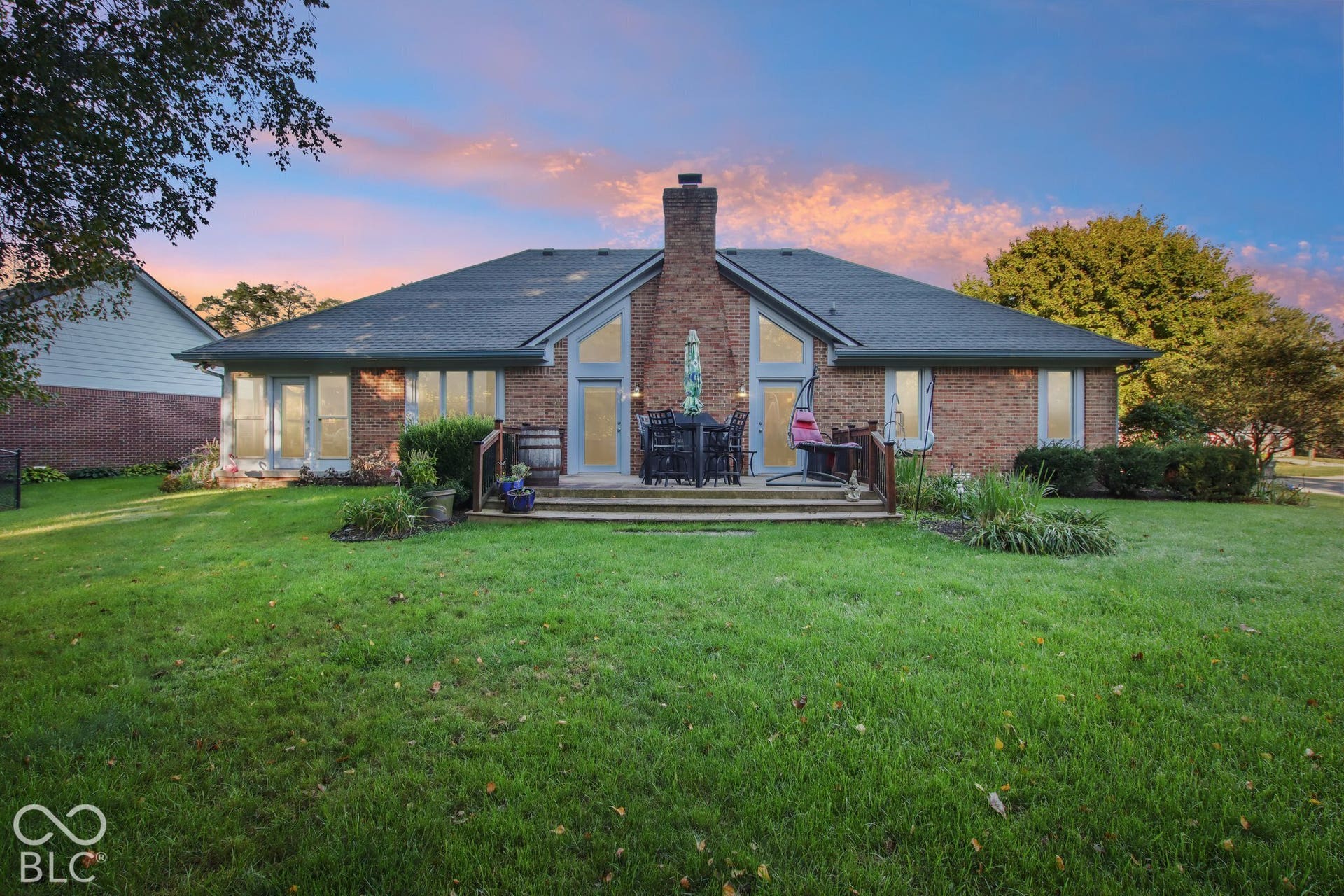 Virtually Altered - View of rear of home - Twighlight