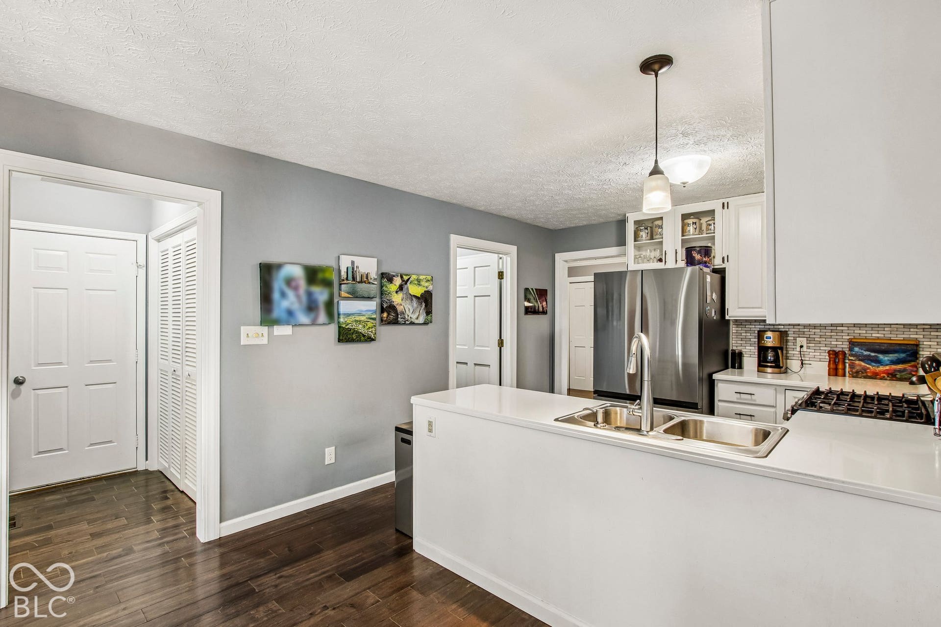 View of fully updated kitchen