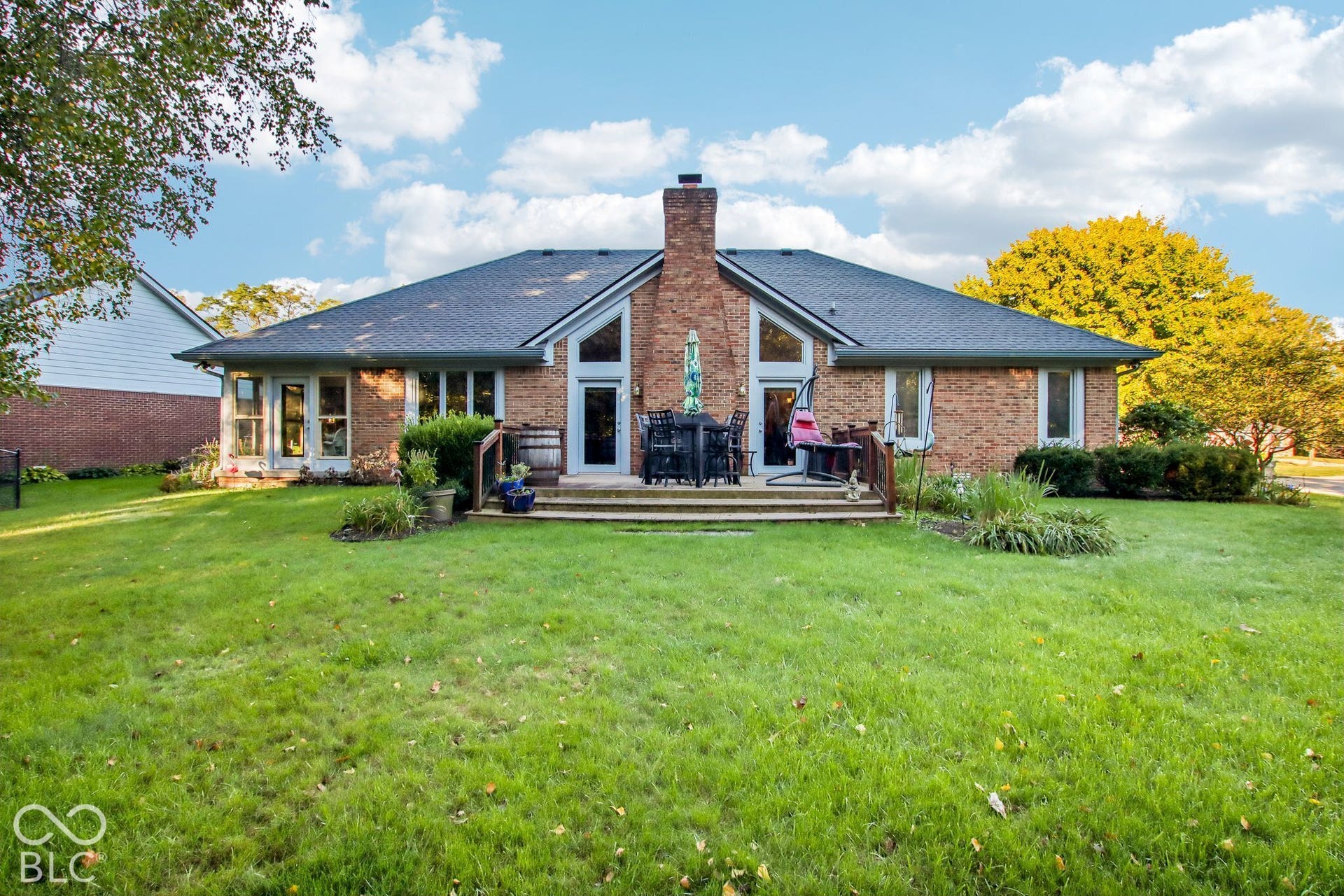View of rear of home