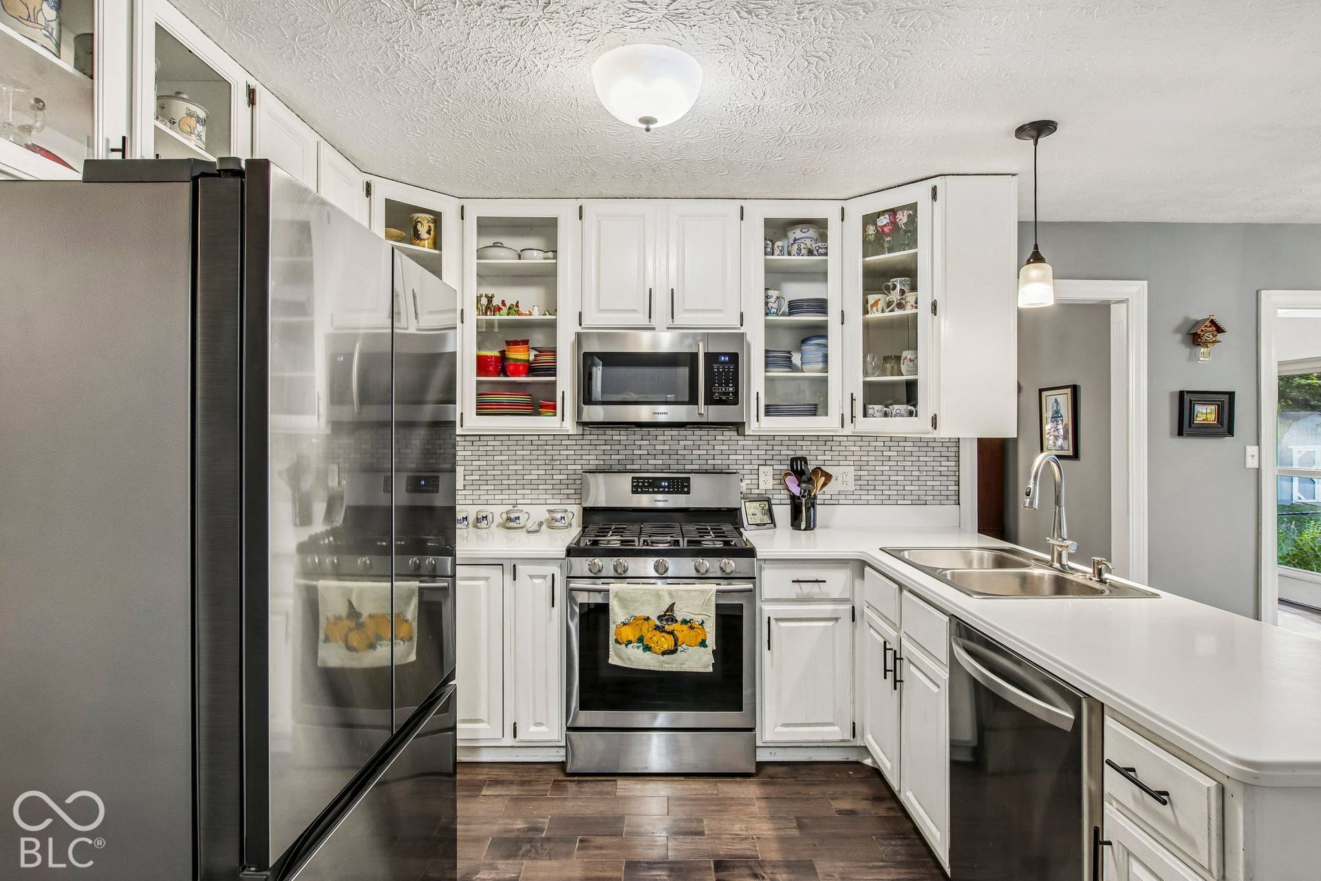 View of fully updated kitchen