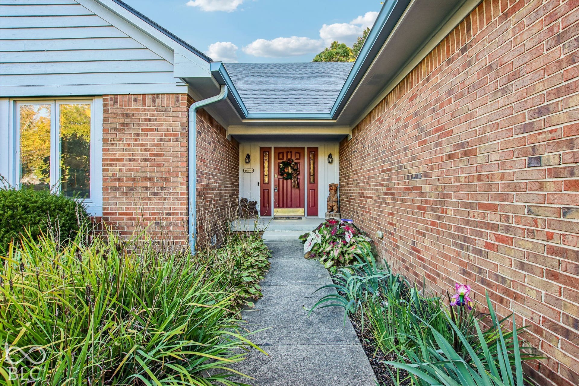 Walkway to front door