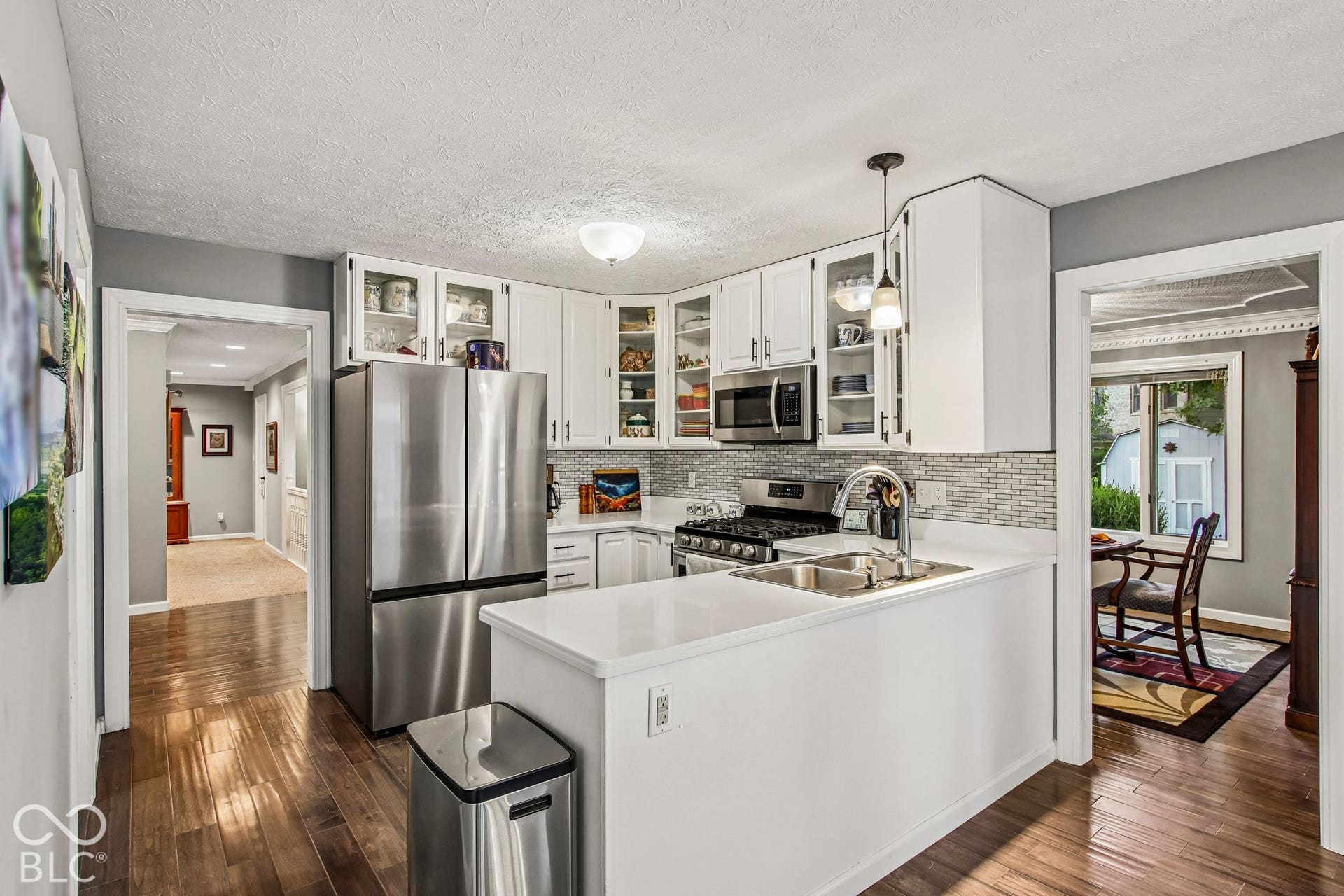 View of fully updated kitchen