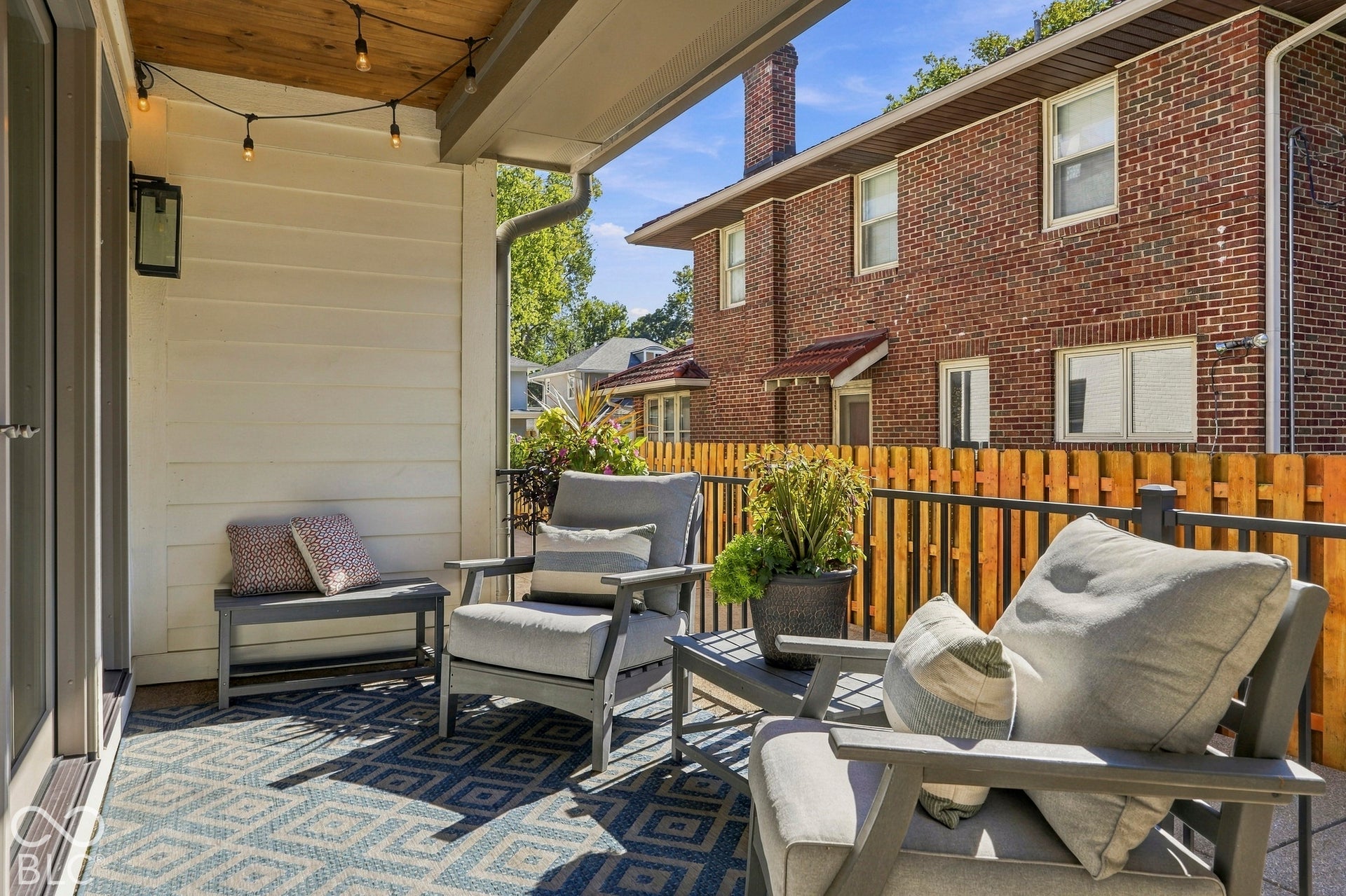 SIDE PORCH FACING SOUTH