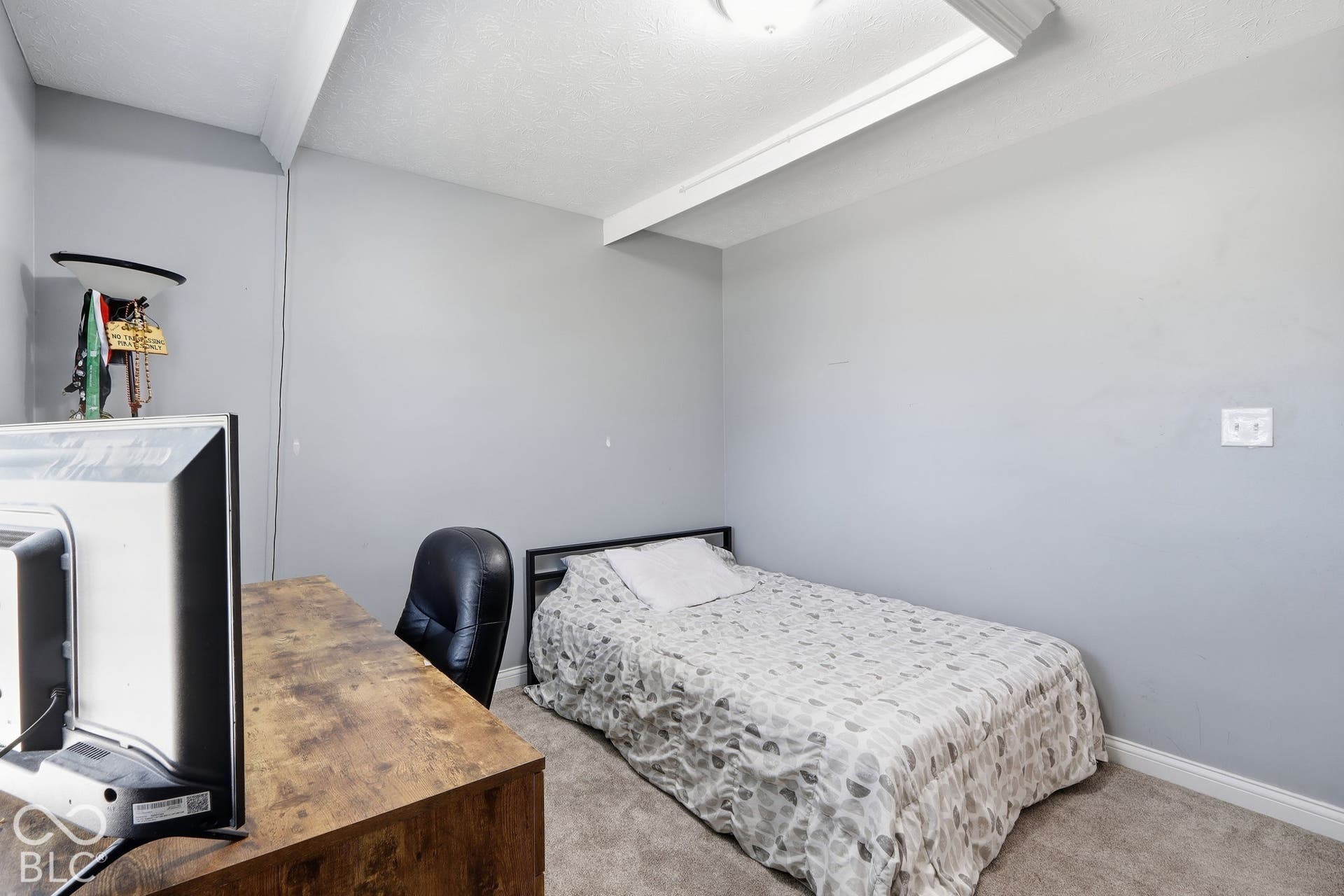8035 Meadow Bend Lane, Indianapolis, IN 46259 Carpeted flooring, recessed ceiling fixture, light gray wall finish, white baseboards