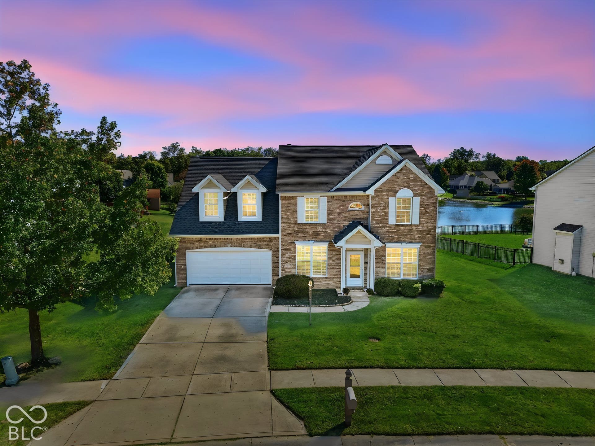 8035 Meadow Bend Lane, Indianapolis, IN 46259 Twilight imagining of your future home