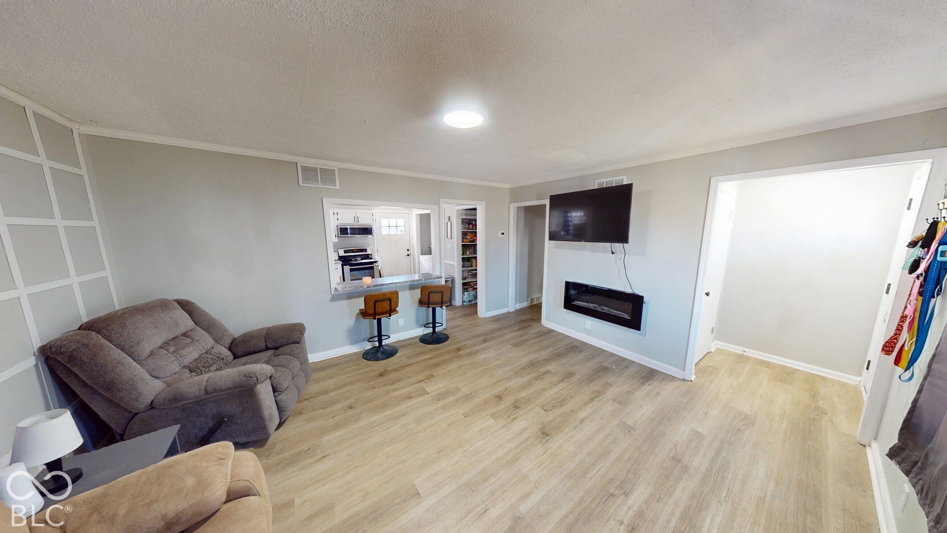 Wood-finish flooring