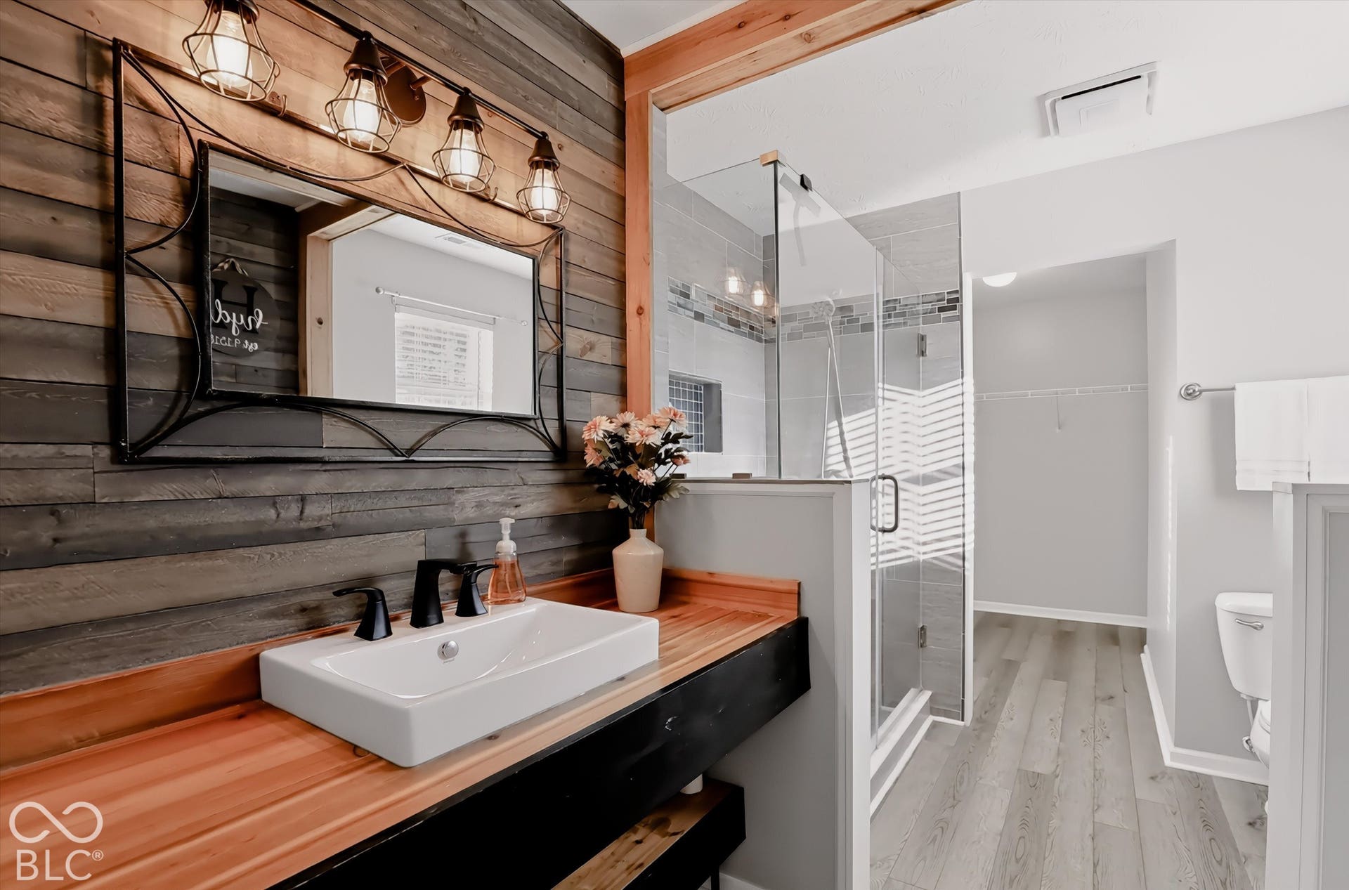 Primary bathroom.