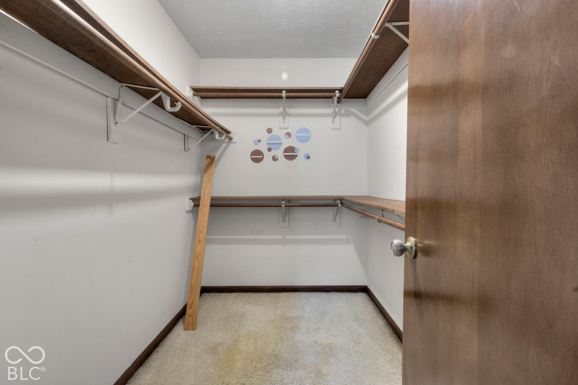 Primary closet