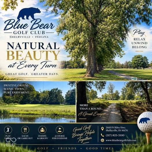 Blue Bear Golf Course and Resturant near home and next to community.