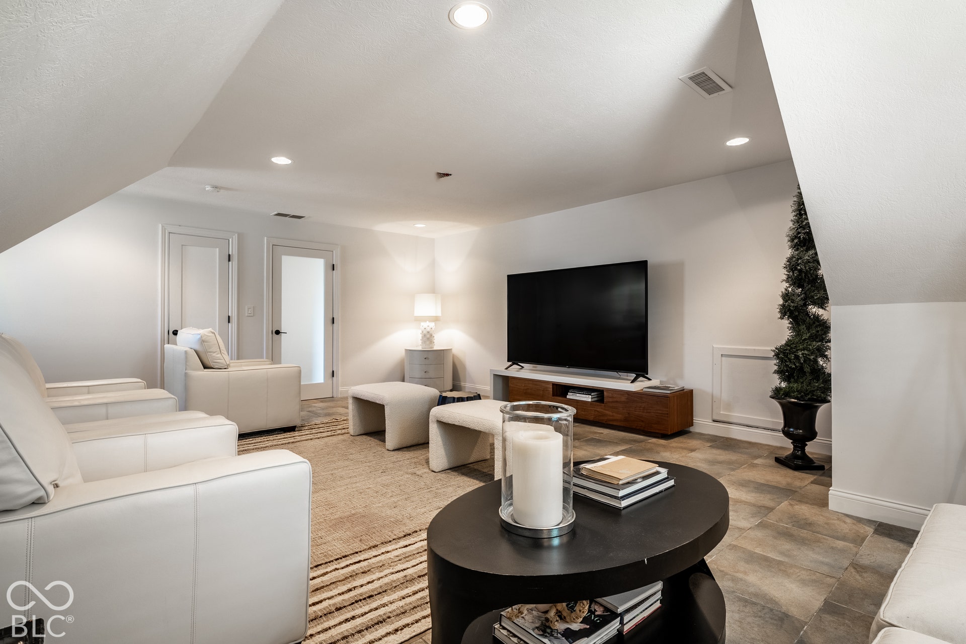 This additional bonus room can be a 5th Bedroom and is currently being used as a bonus room.