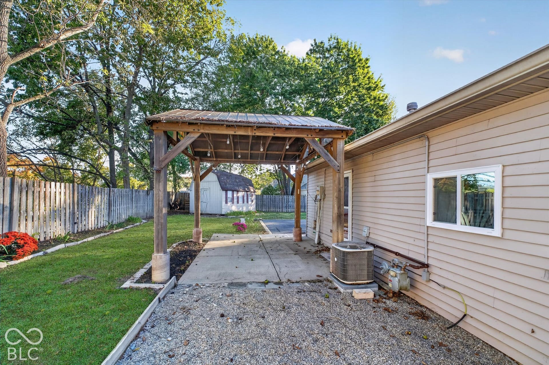 8404 Union Chapel Road, Indianapolis, IN 46240 Substantial back awning, hot tub hook up available